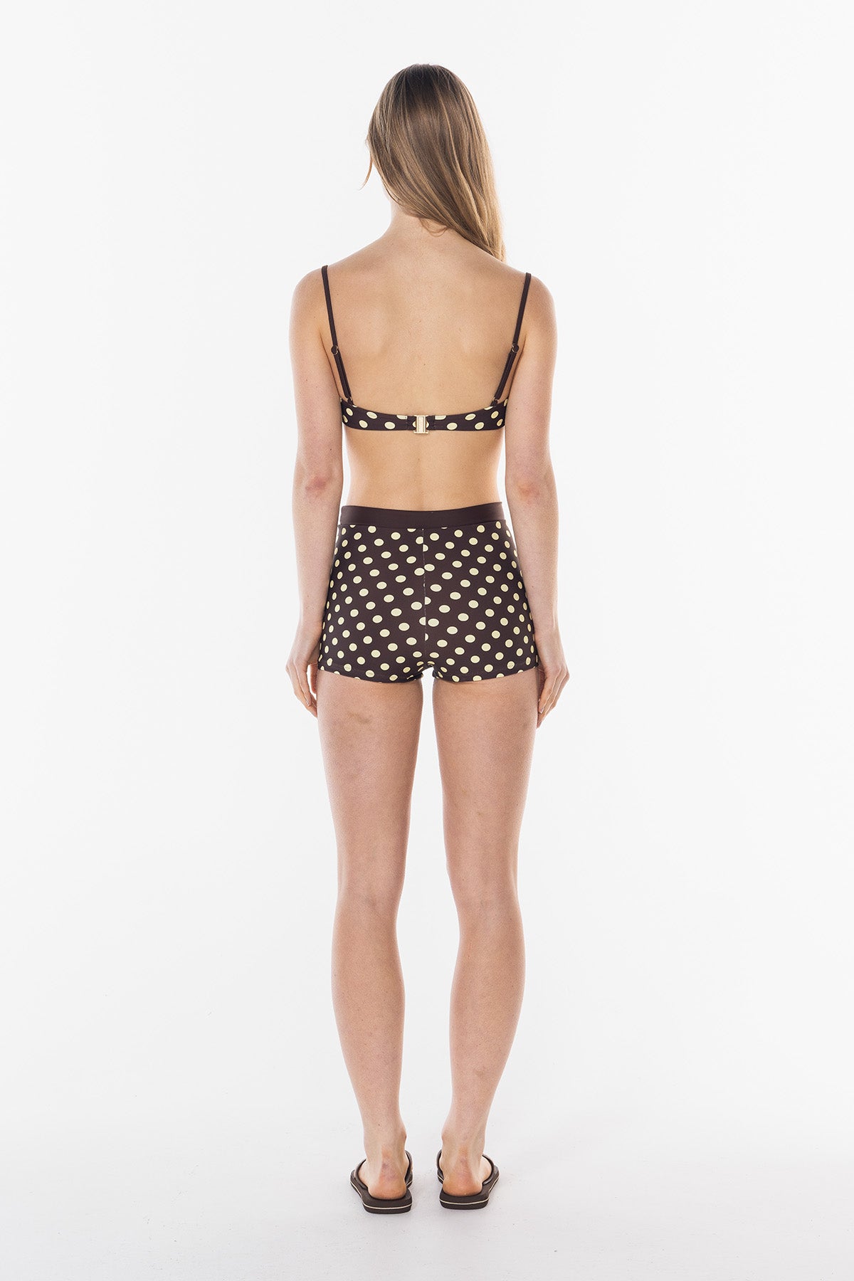 Birkin Swim Short | Mocha Lemonade Polka