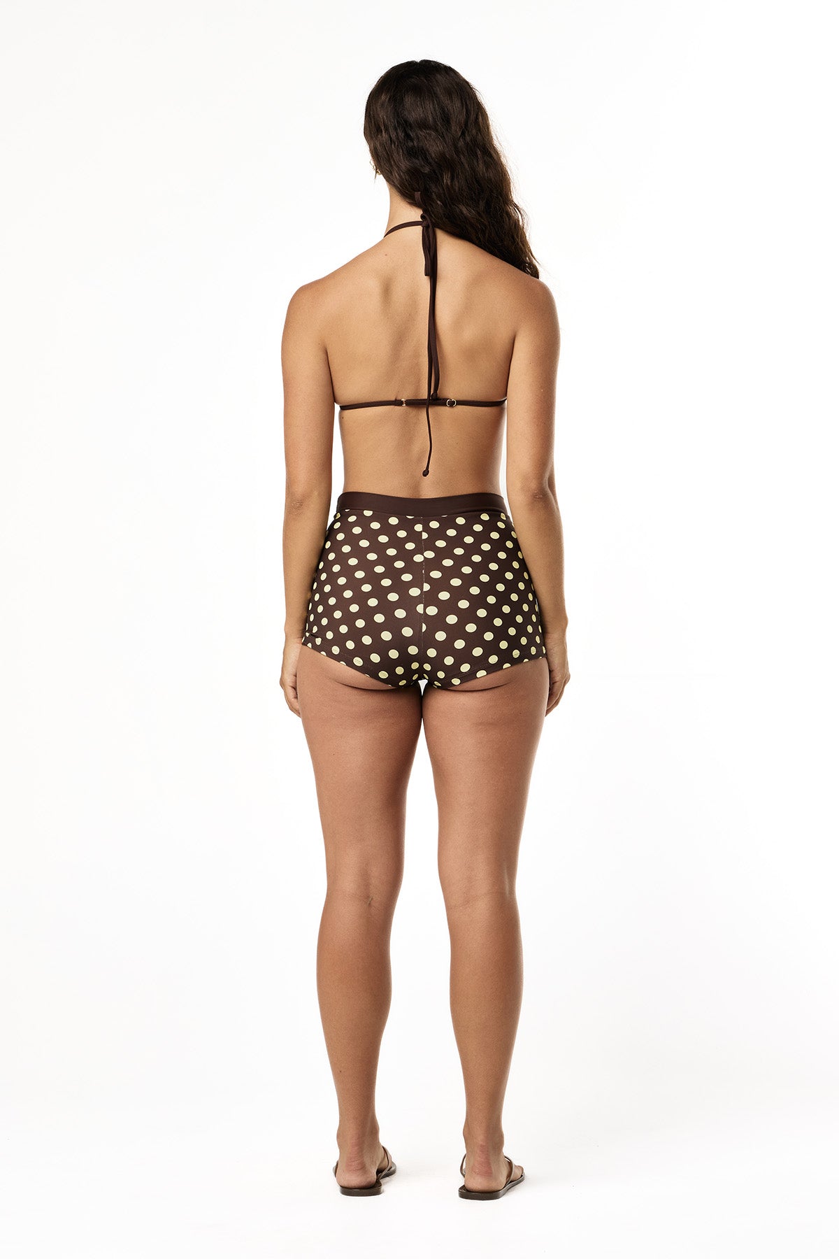 Birkin Swim Short | Mocha Lemonade Polka