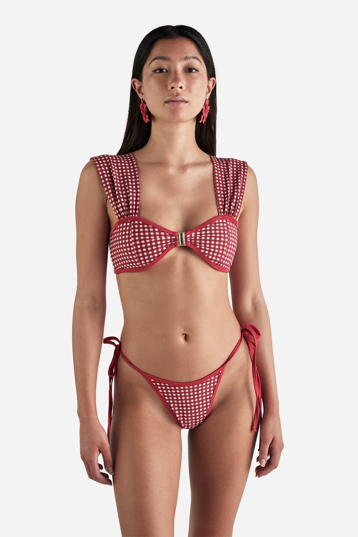 Pamela String Brief | Cherry Check