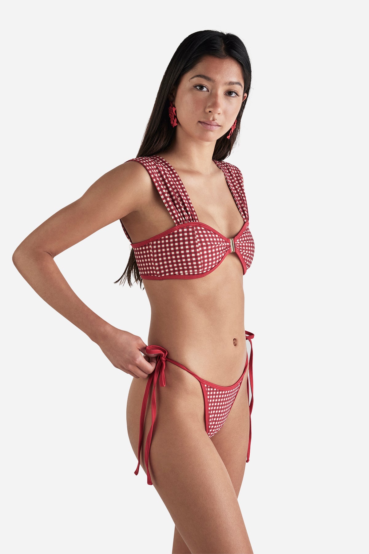 Birkin Top | Cherry Check