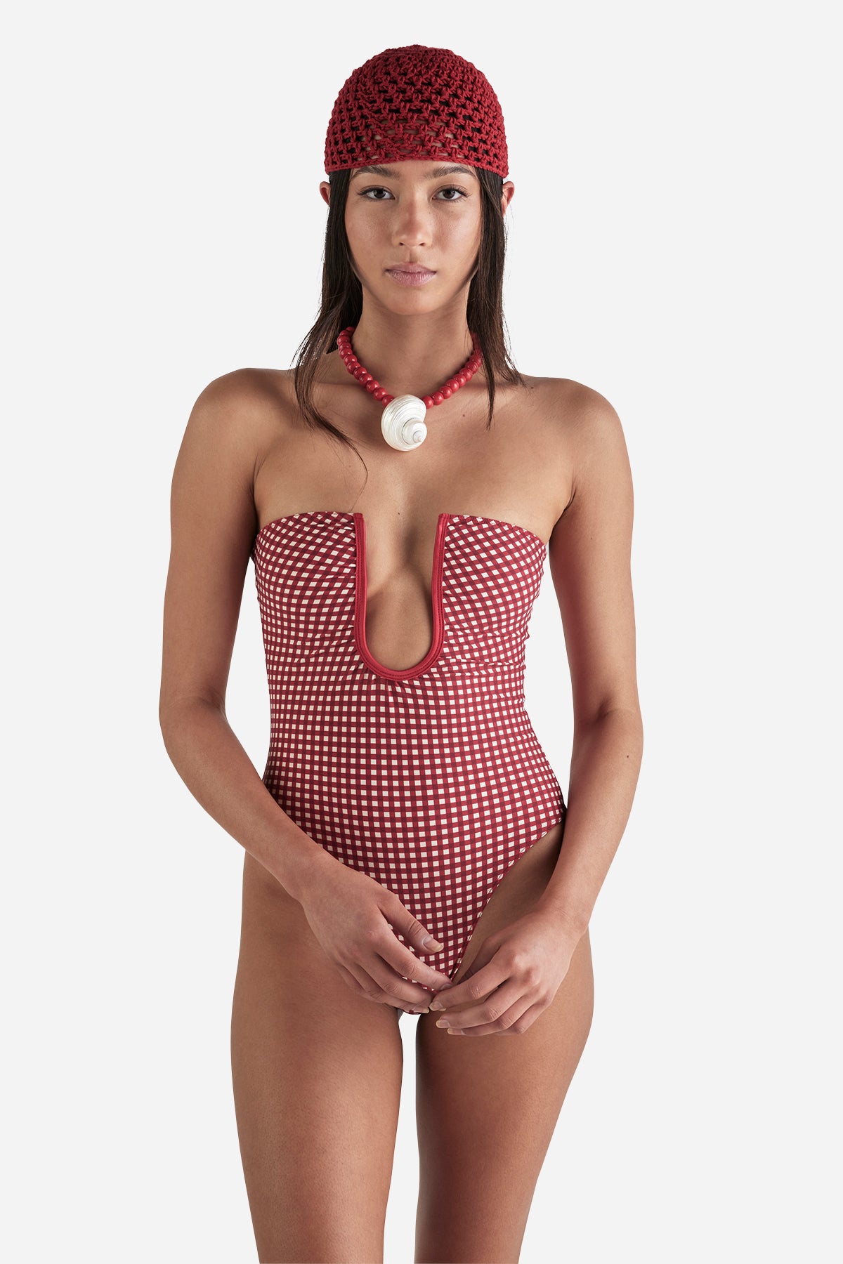 Peggy One Piece | Cherry Check