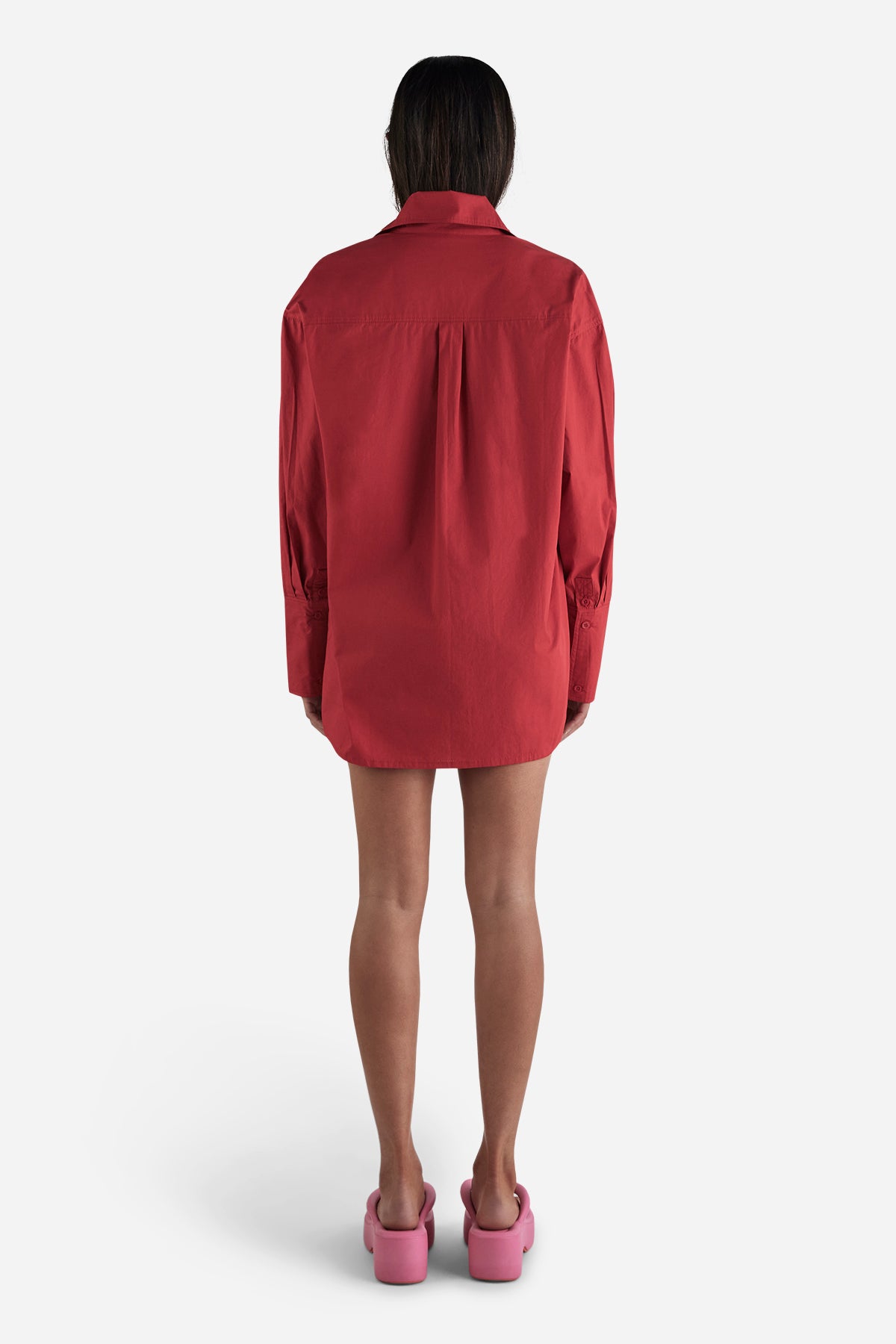 Relaxed Oversized Shirt | Cherry
