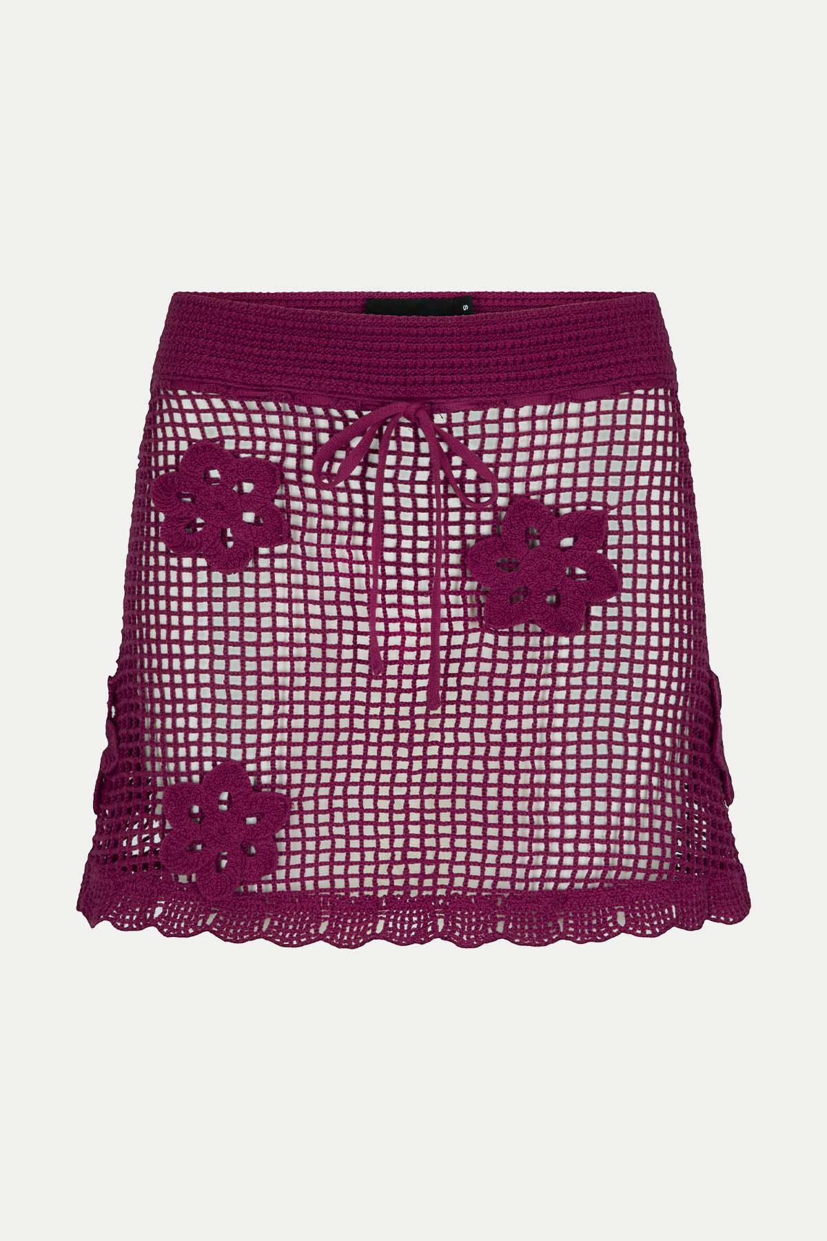 Crochet Mini Skirt