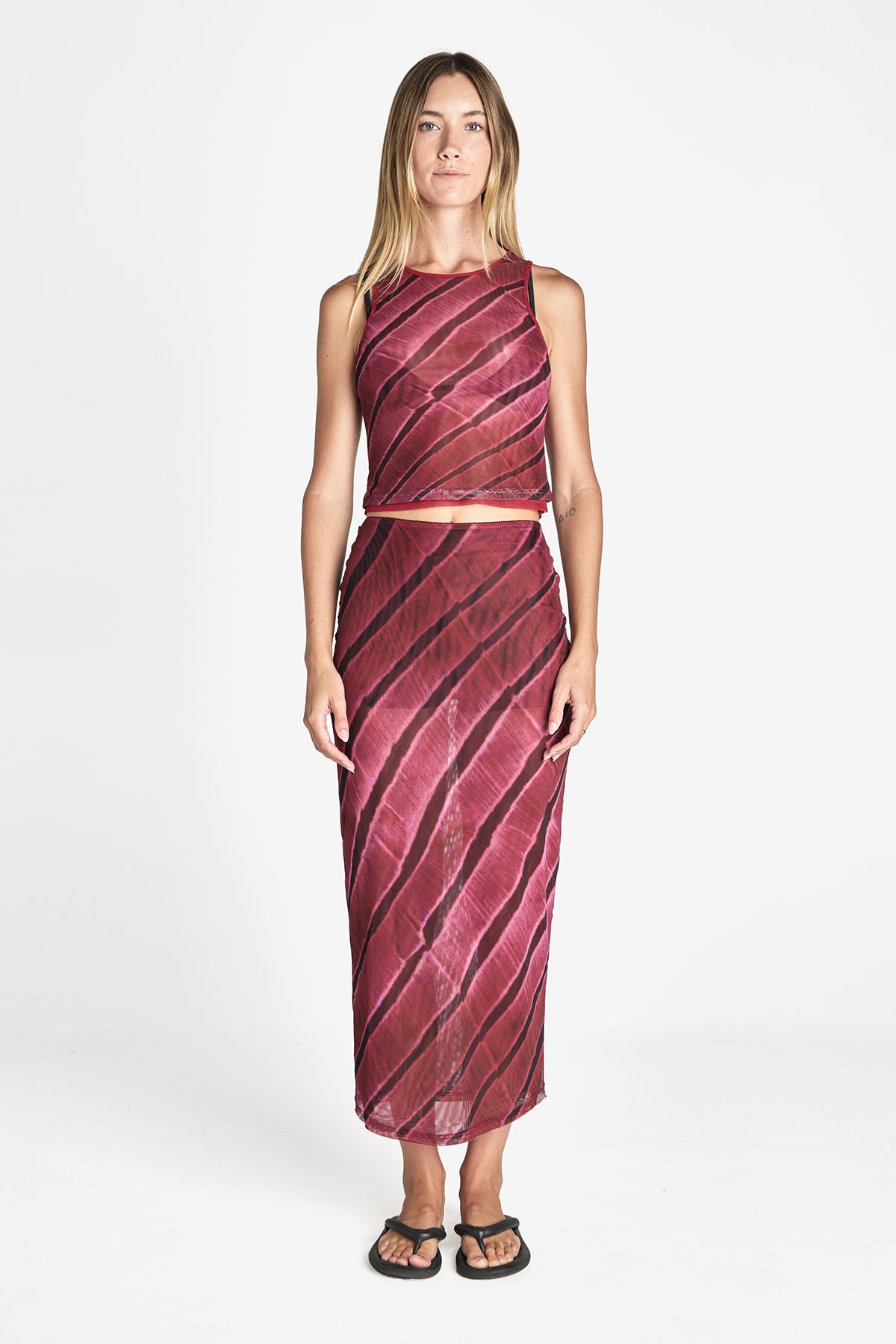 Shell Sheer Skirt