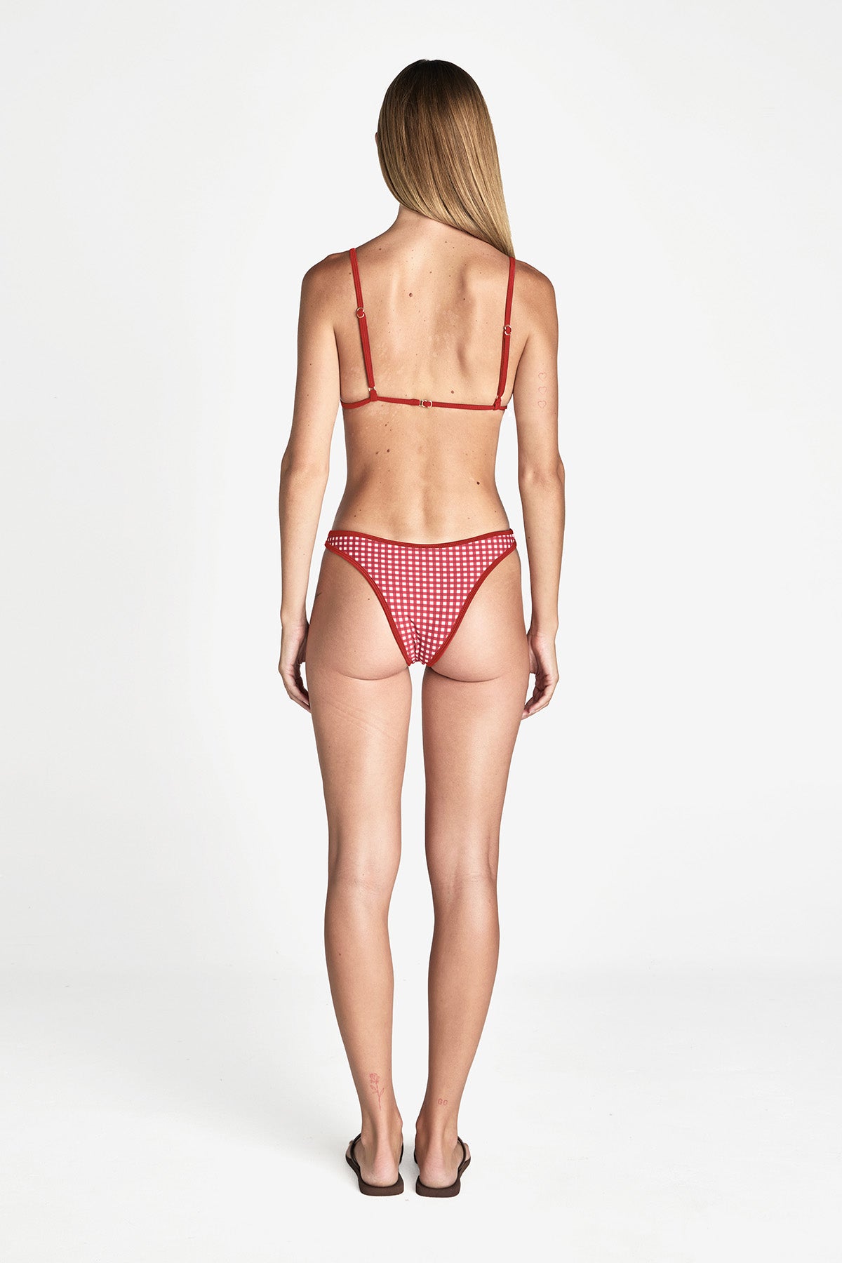 Twiggy Tri Top | Cherry Check