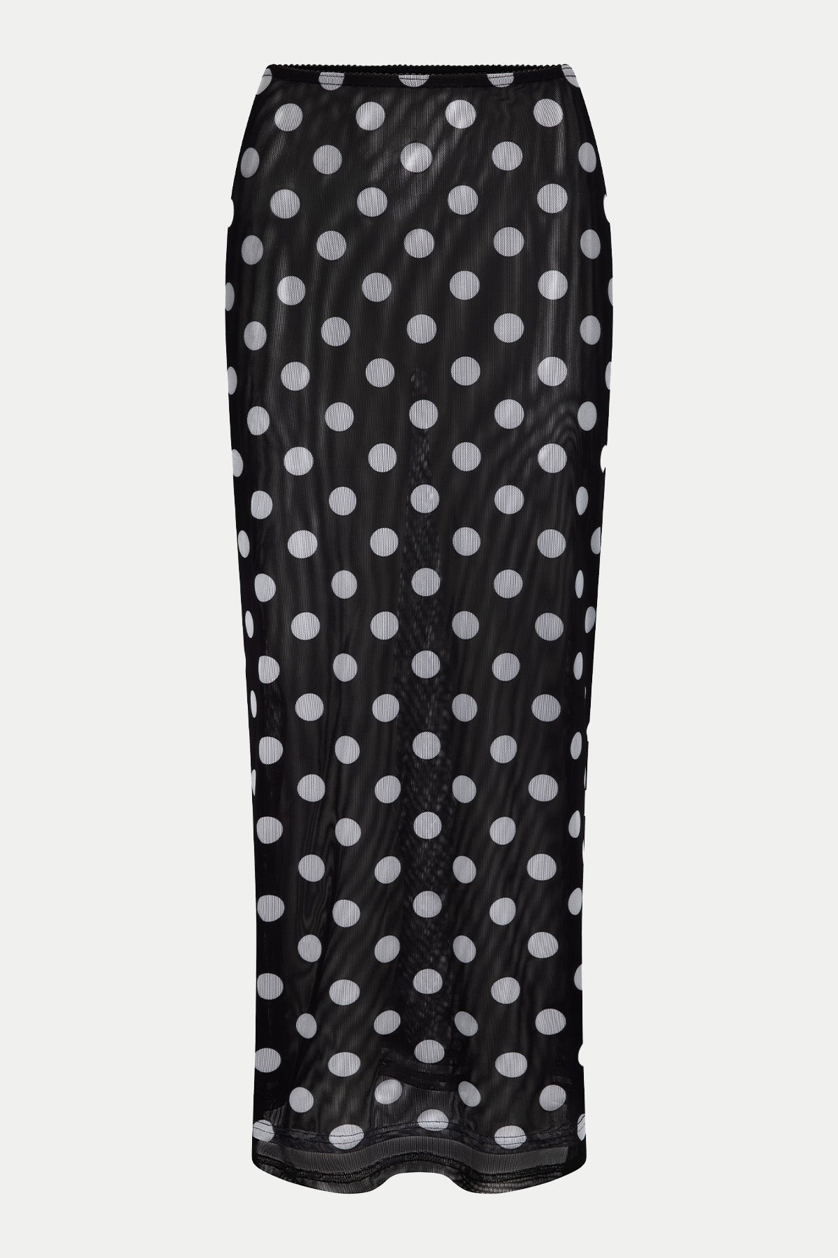 Polka Sheer Skirt