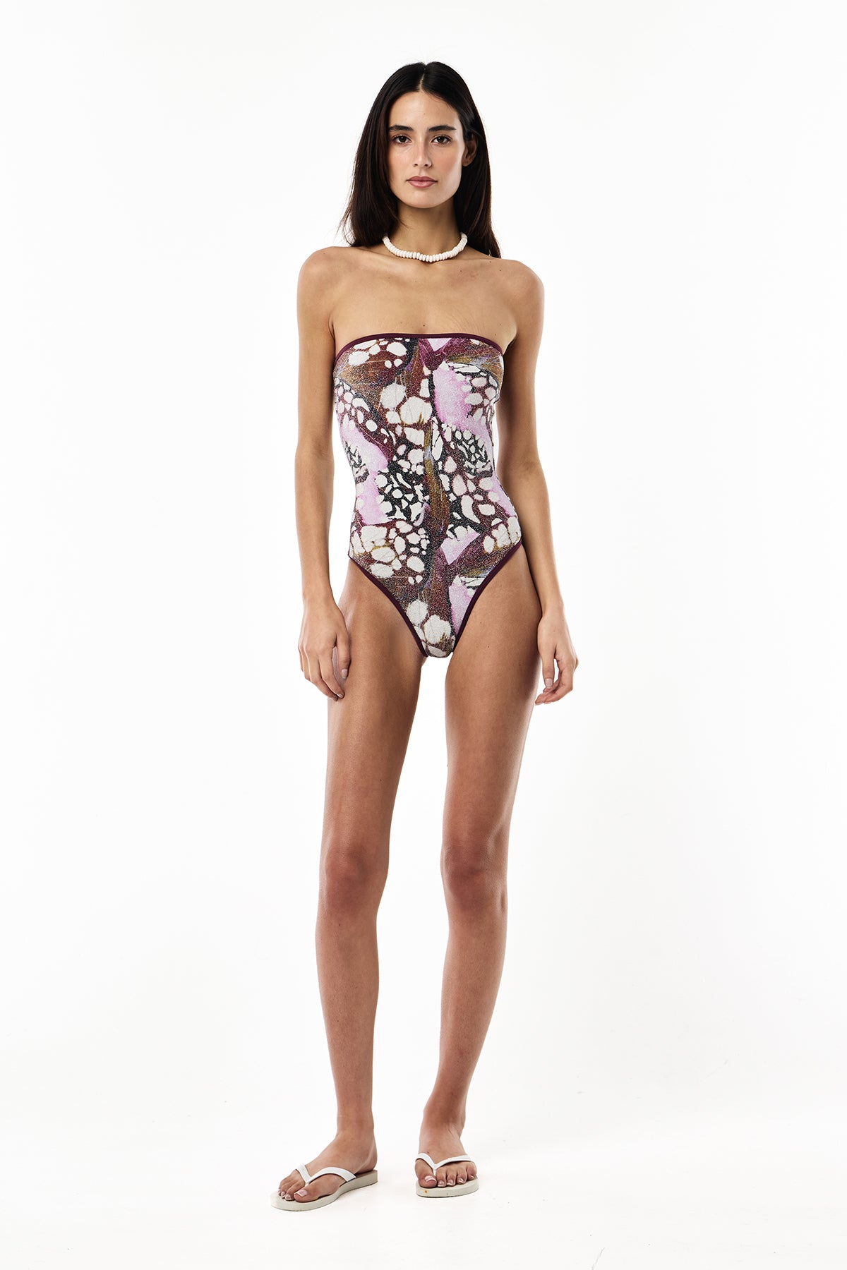 Elle Lurex One Piece | Dahlia