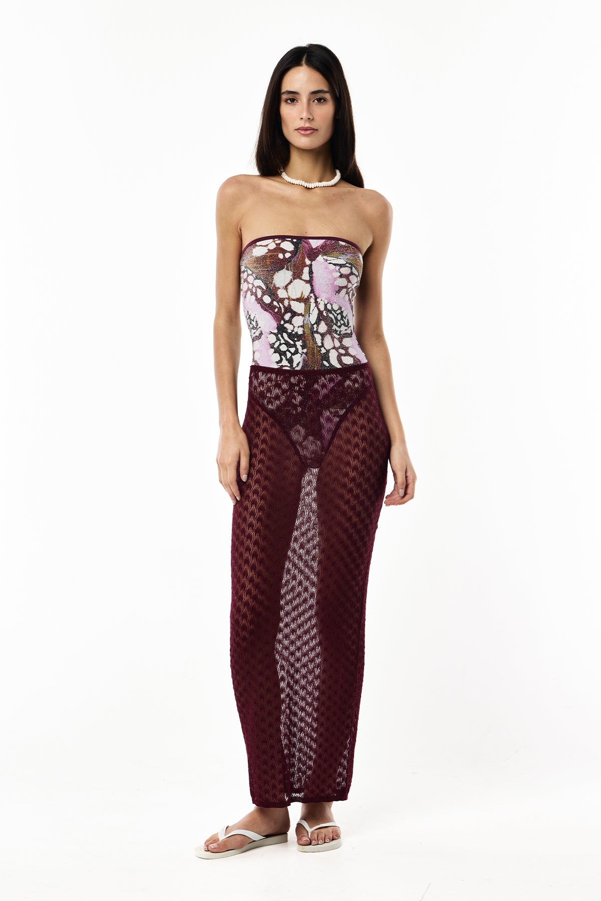 Elle Lurex One Piece | Dahlia