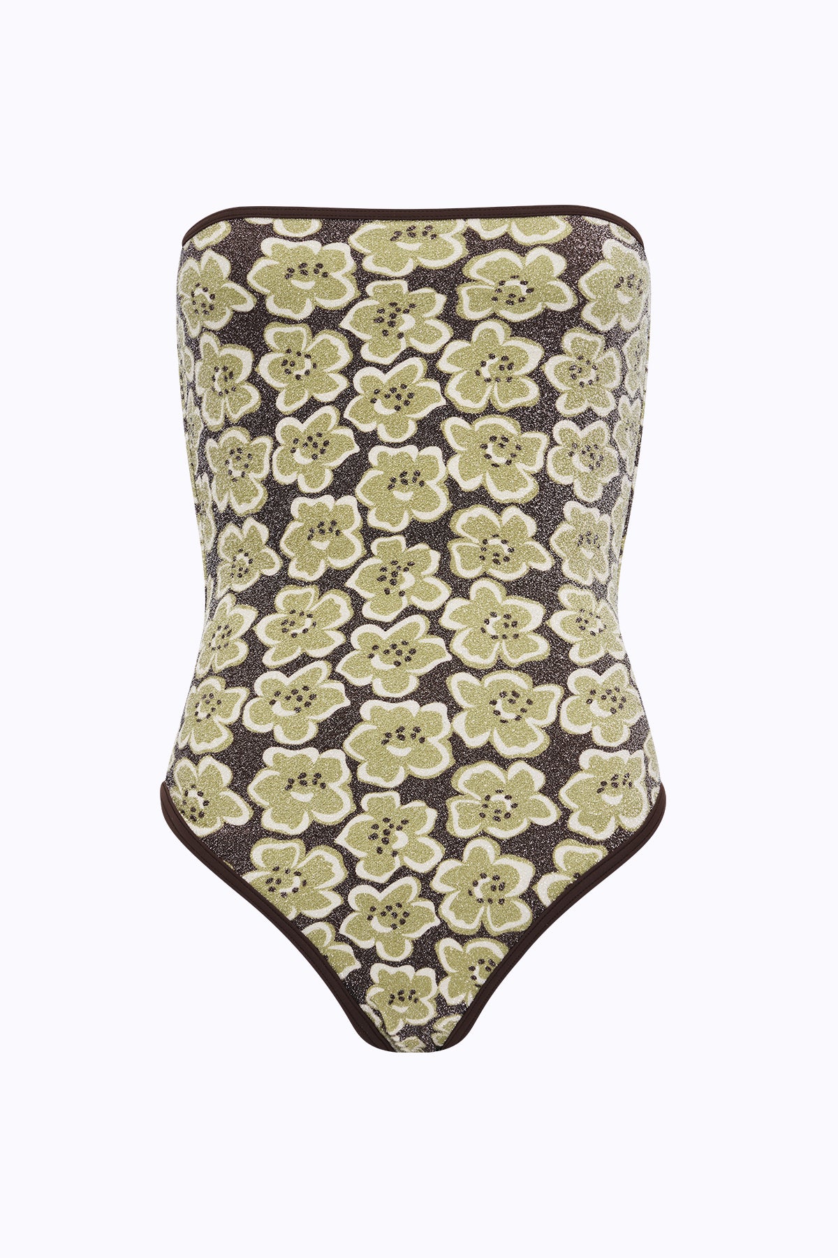 Elle Lurex One Piece | Moss Bloom