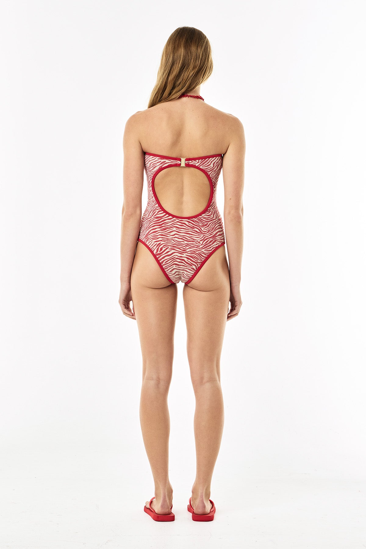 Elle Lurex One Piece | Scarlet Zebra