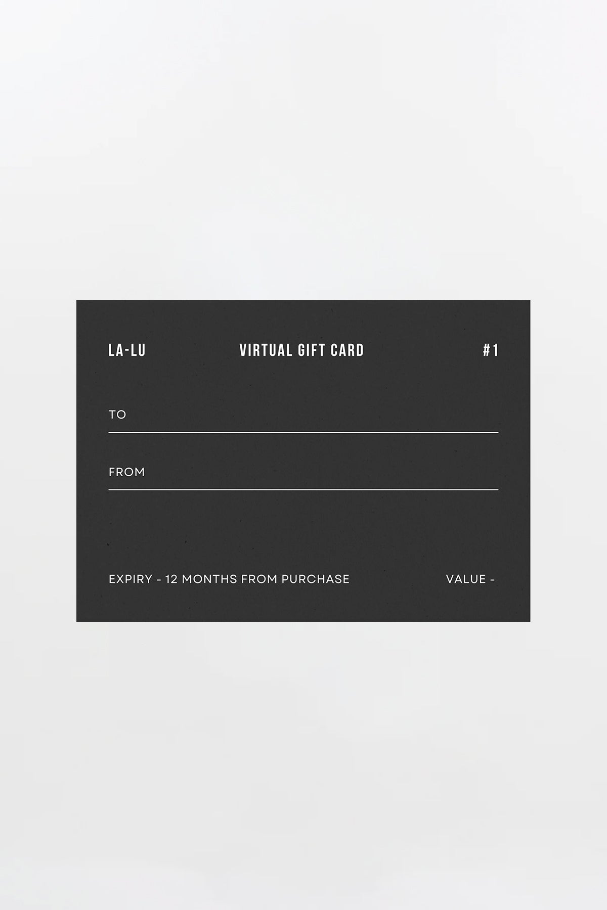 LA-LU VIRTUAL GIFT CARD