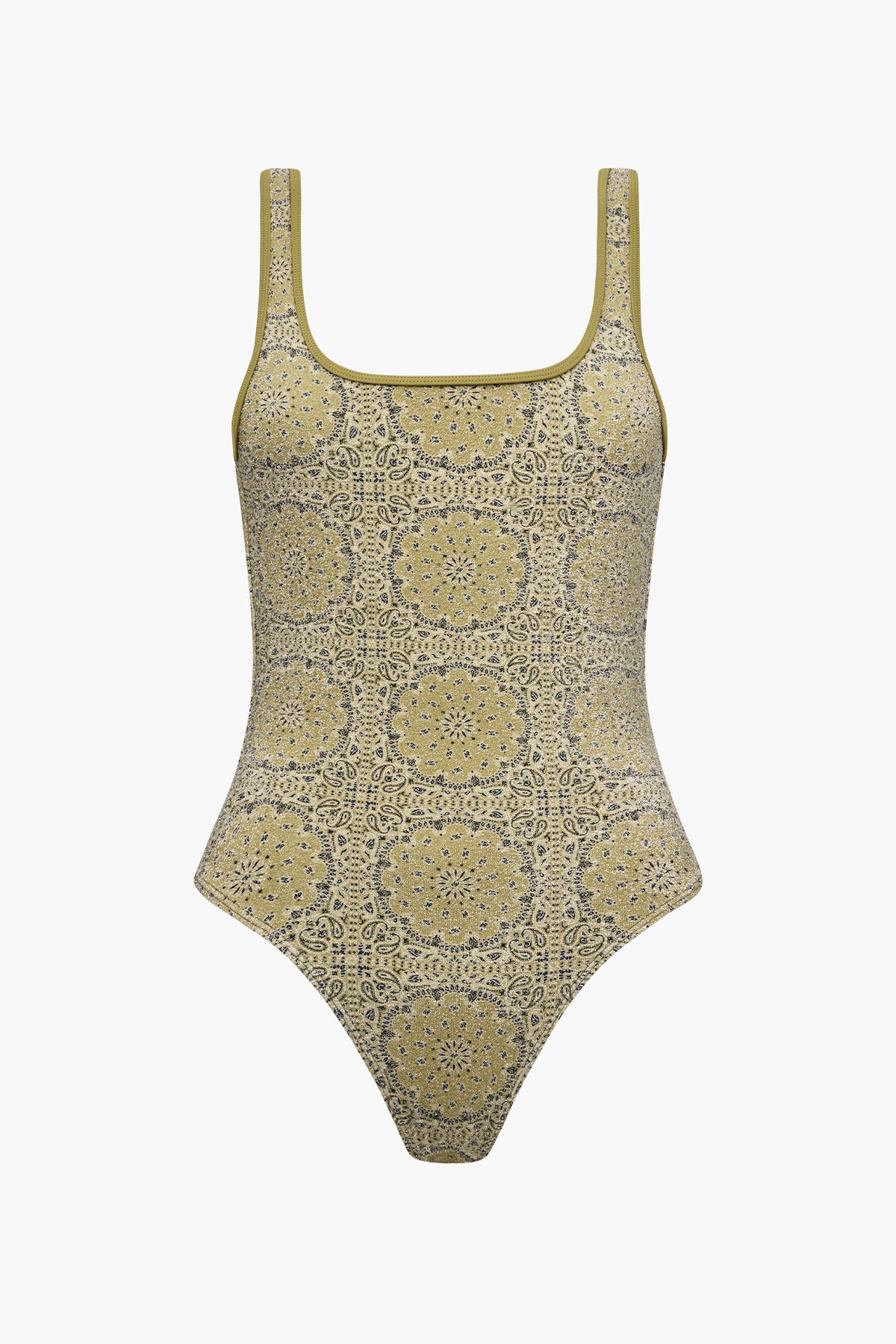 Lilly Lurex One Piece | Sage Paisley