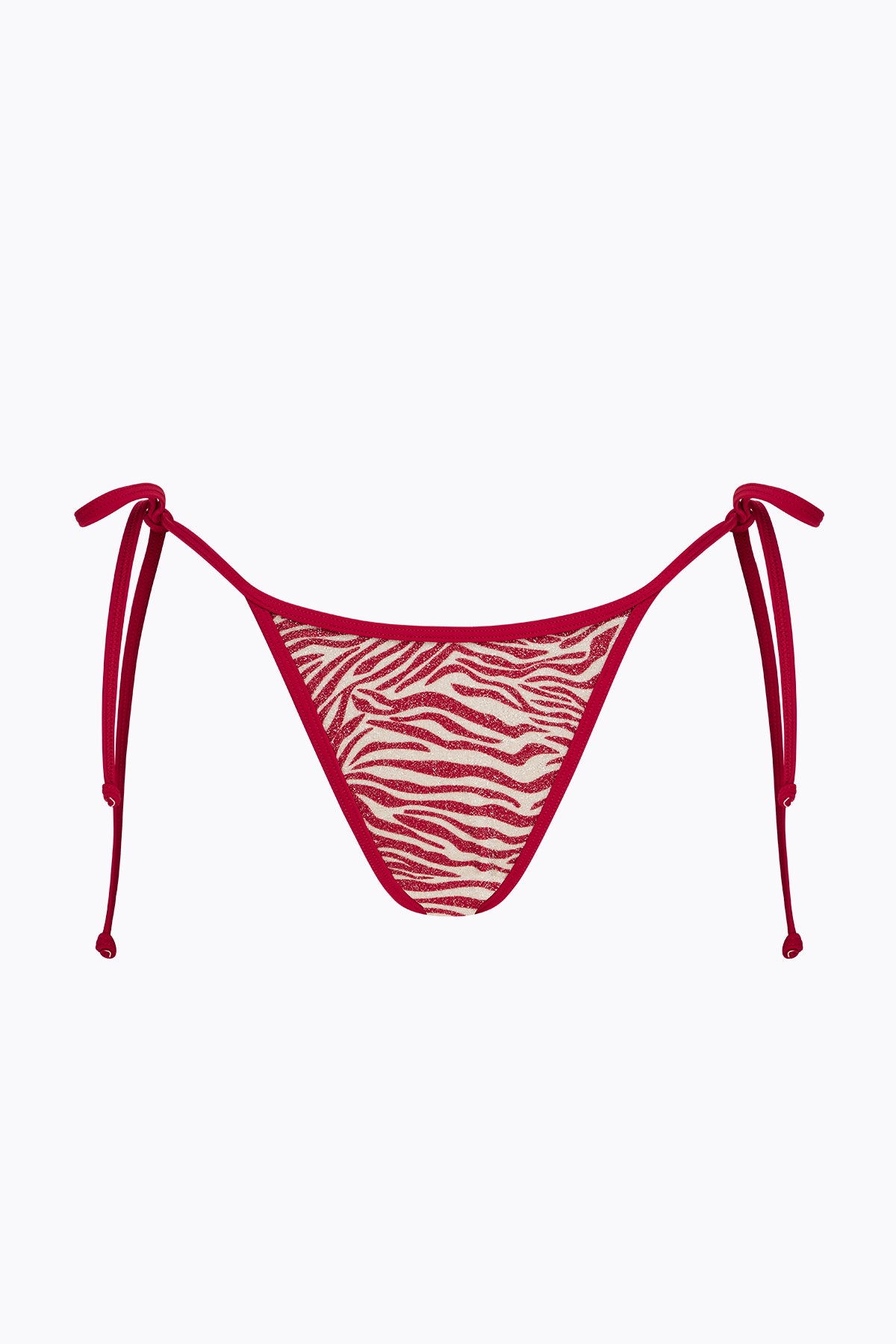 Pamela Lurex Thong Brief | Scarlet Zebra