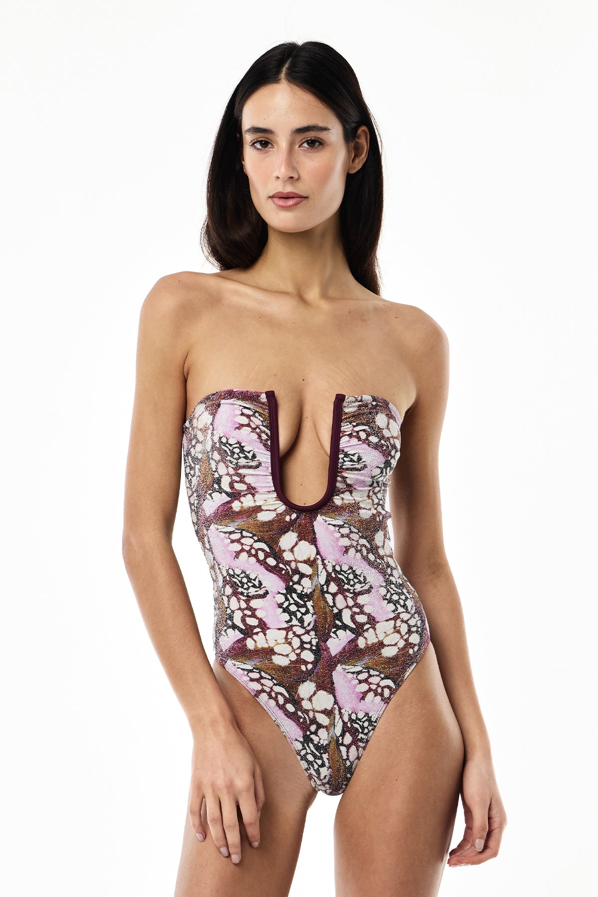 Peggy Lurex One Piece | Dahlia