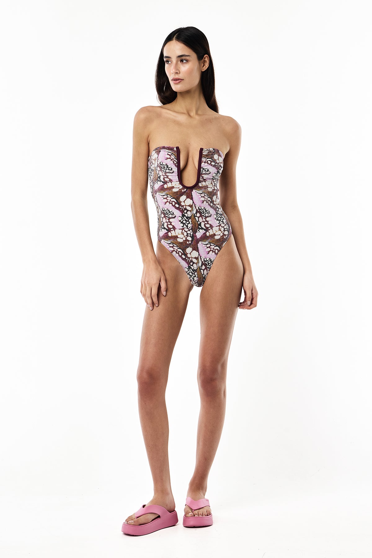 Peggy Lurex One Piece | Dahlia