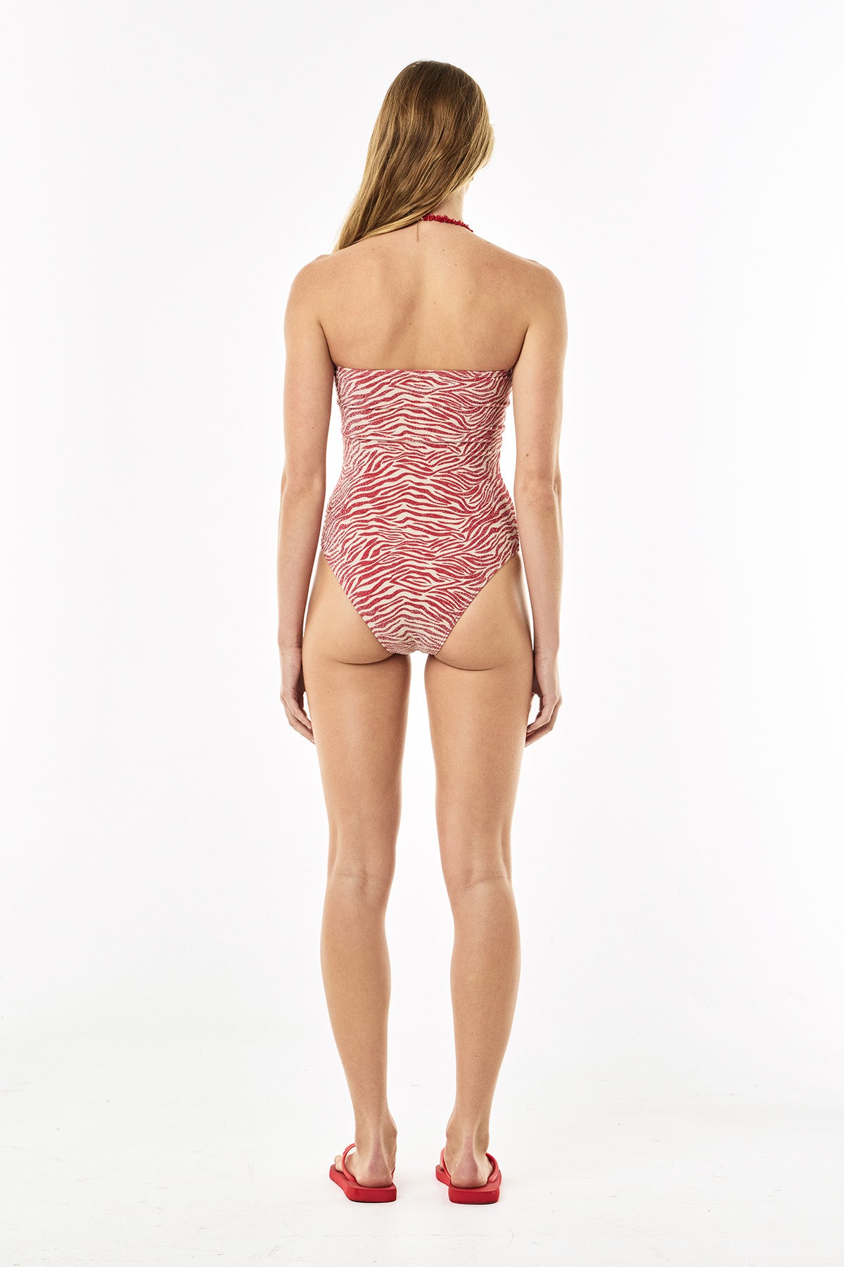 Peggy Lurex One Piece | Scarlet Zebra