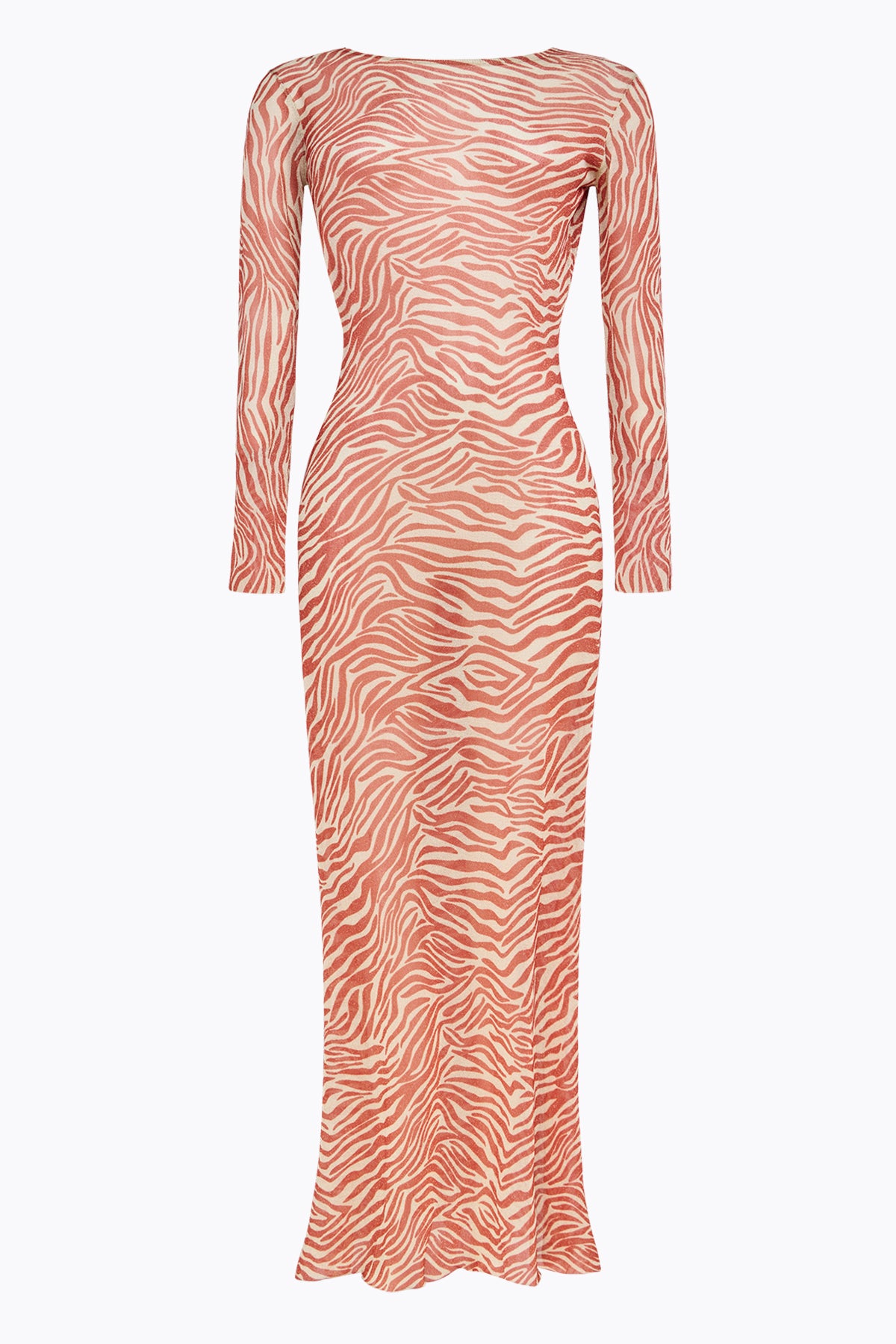 Sheer Lurex Dress | Scarlet Zebra