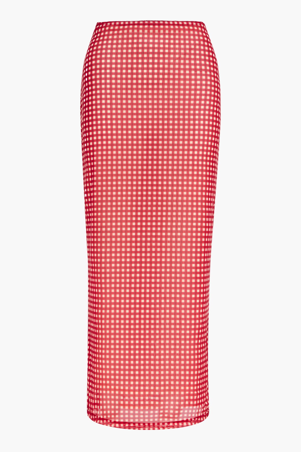 Sheer Skirt | Cherry Check