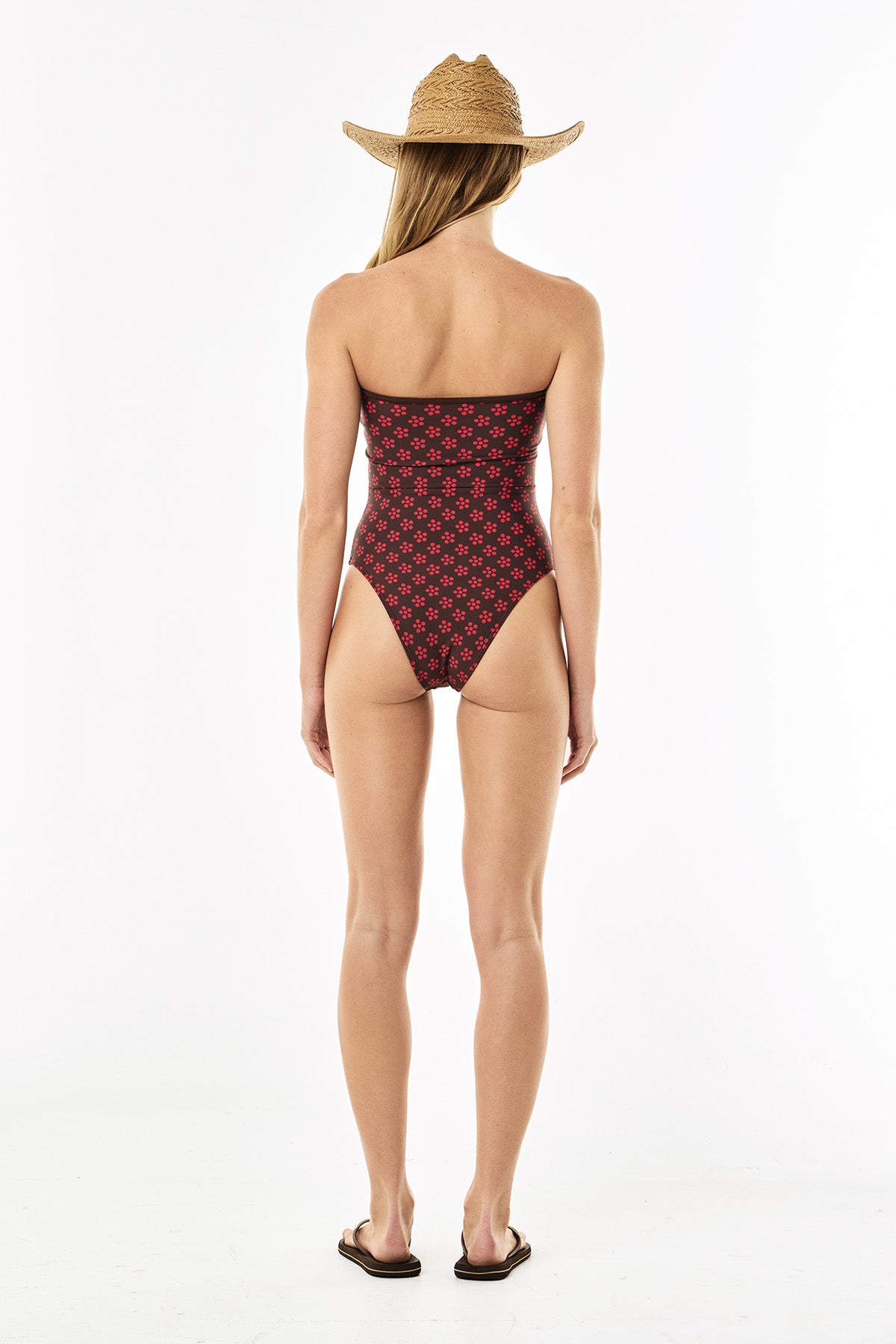 Stella One Piece | Mocha Scarlet Daisy