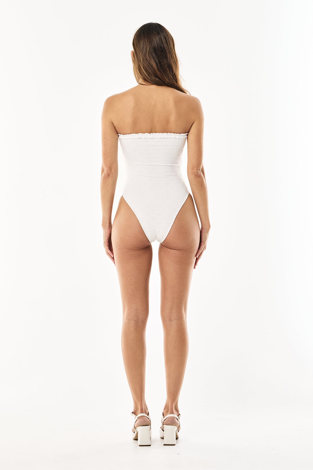 Sweet Heart Frill One Piece | Ivory Daisy