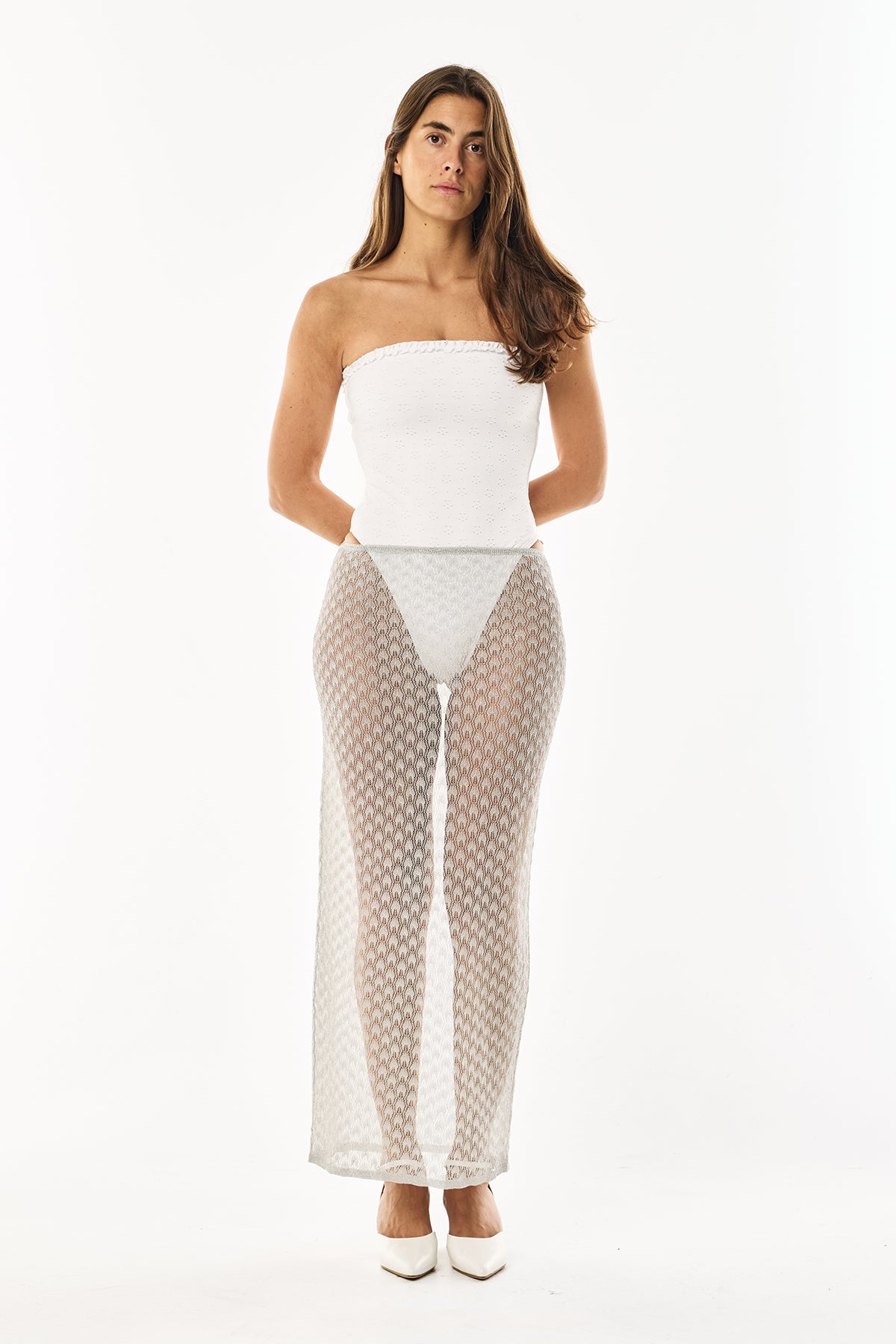Sweet Heart Frill One Piece | Ivory Daisy