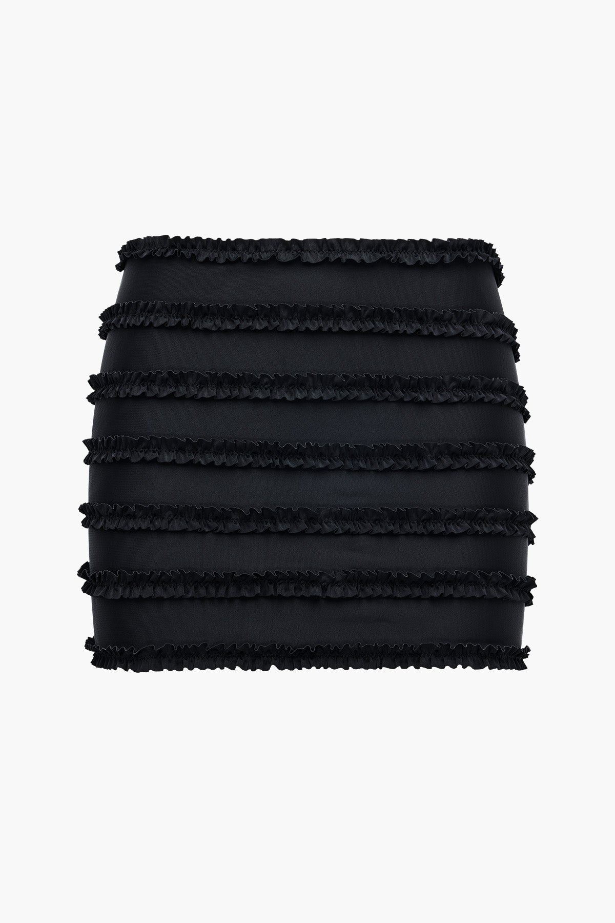 Sweet Heart Frill Swim Skirt | Black