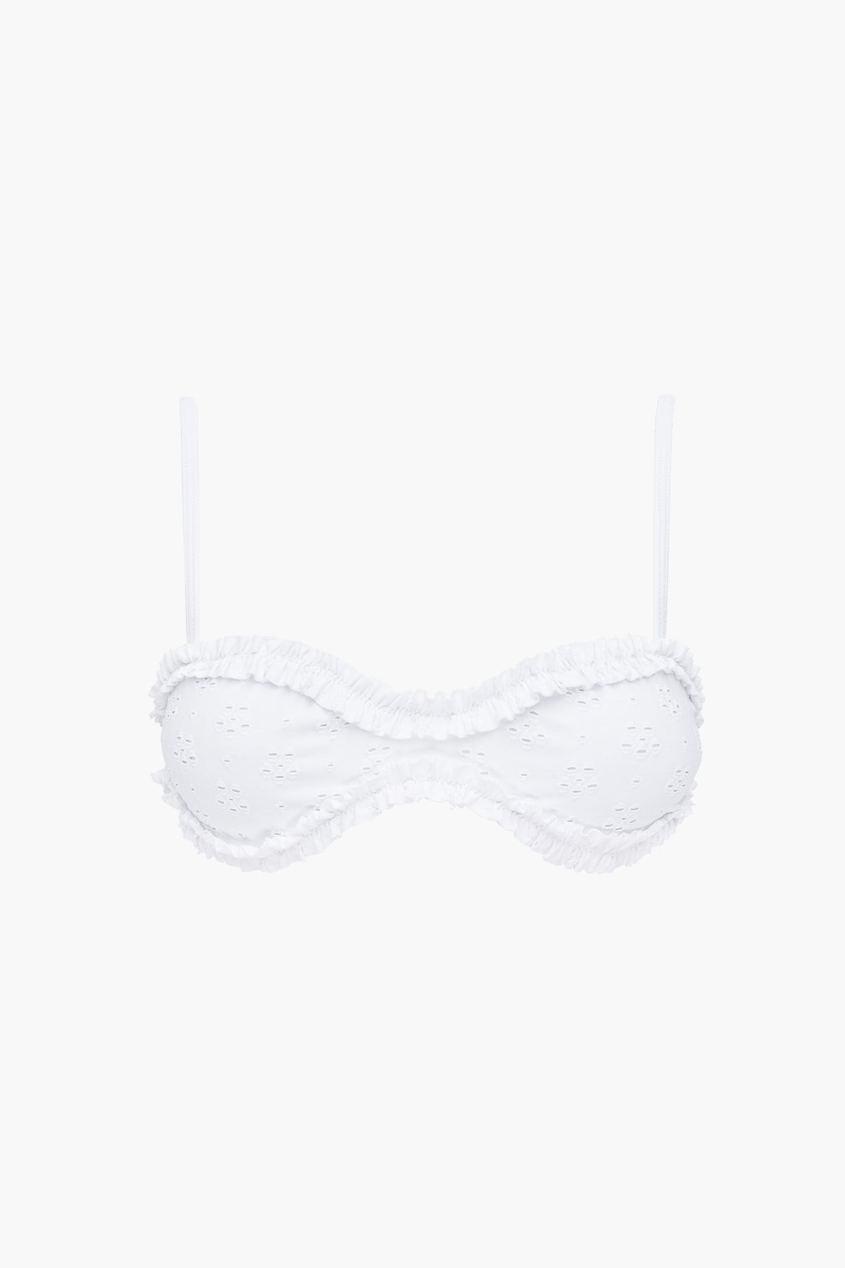 Sweet Heart Frill Top | Ivory Daisy