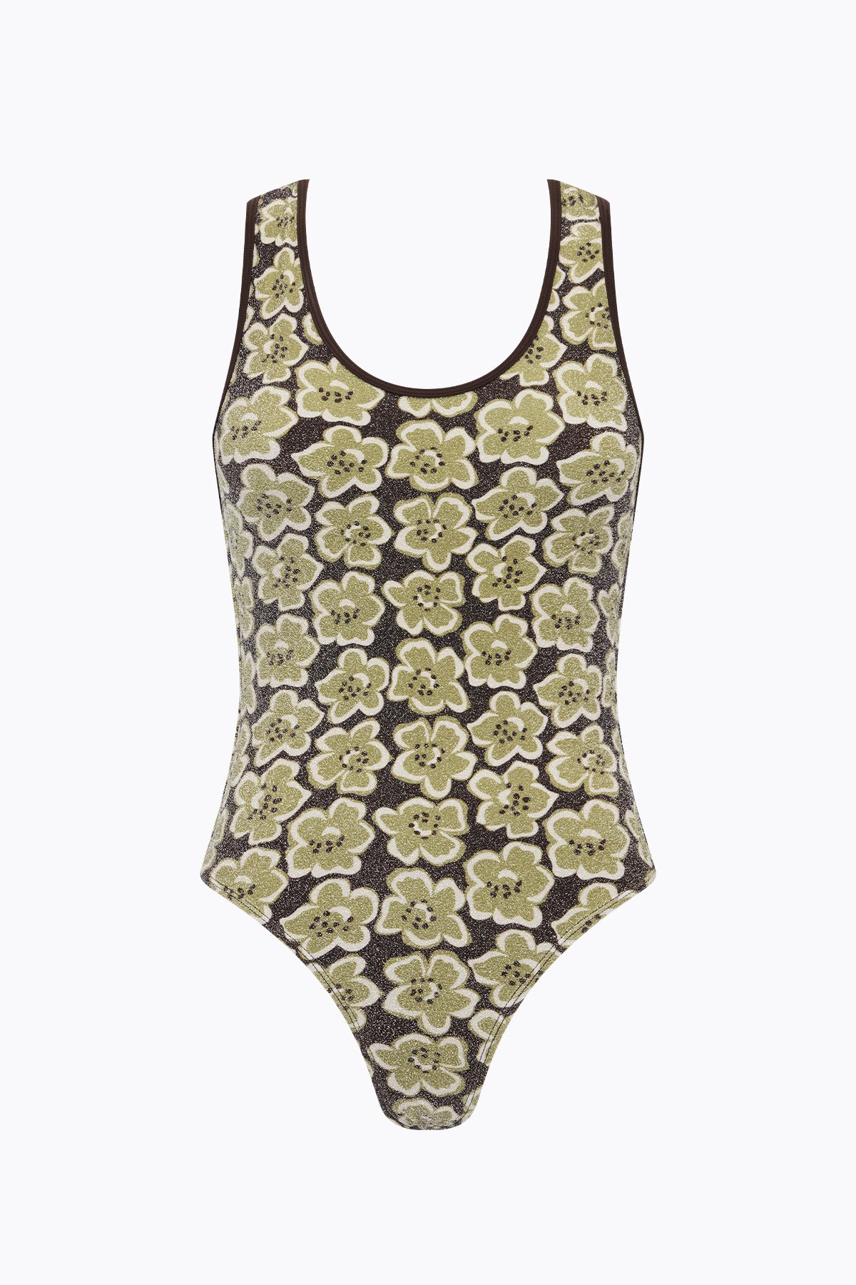 Tilly Lurex One Piece | Moss Bloom