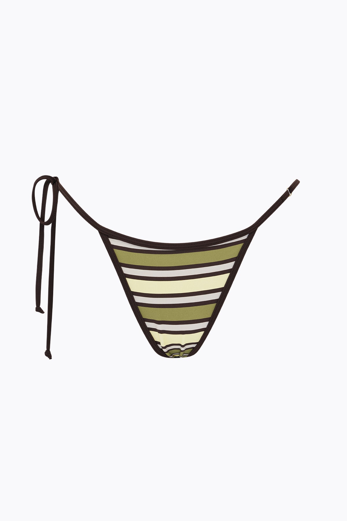 Twiggy Tie Brief | Mocha Moss Stripe