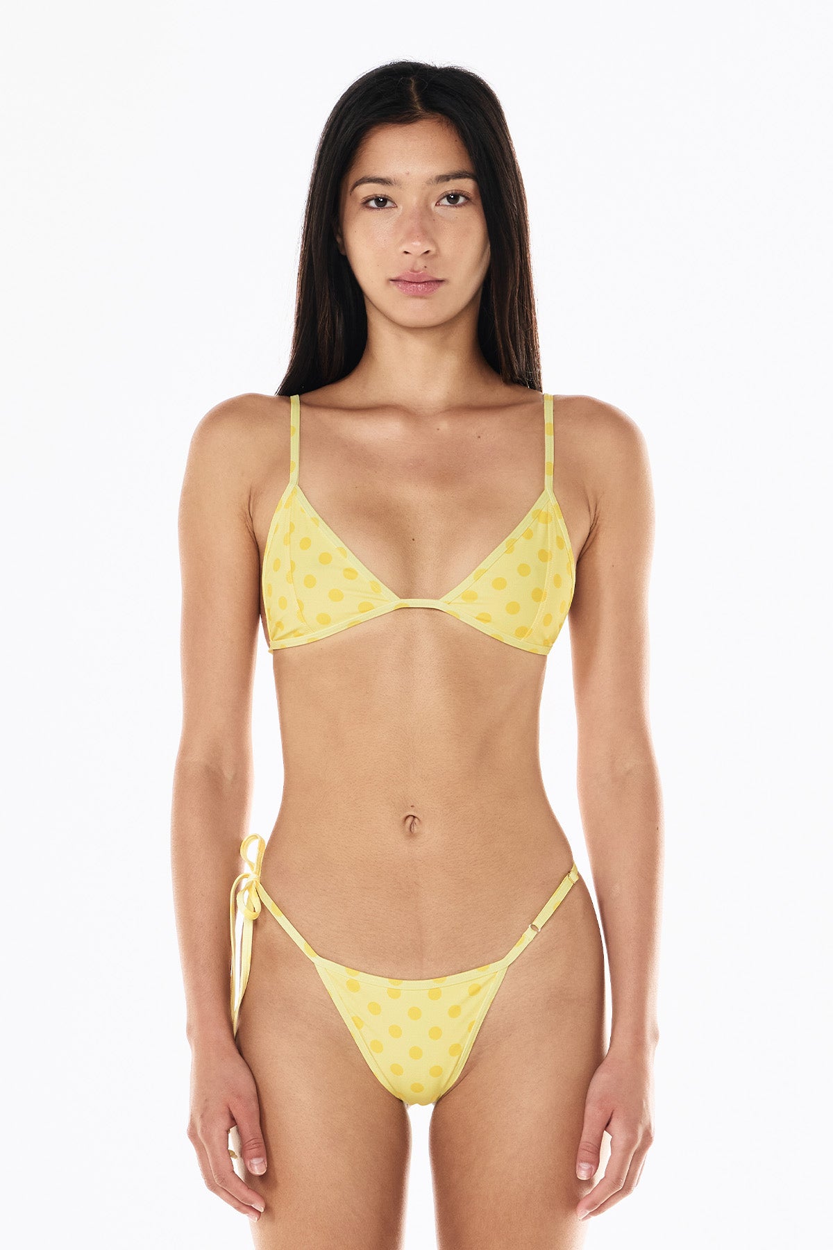 Twiggy Tri Top | Lemonade Polka