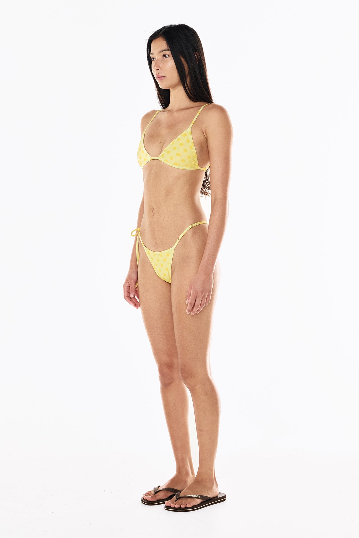Twiggy Tri Top | Lemonade Polka