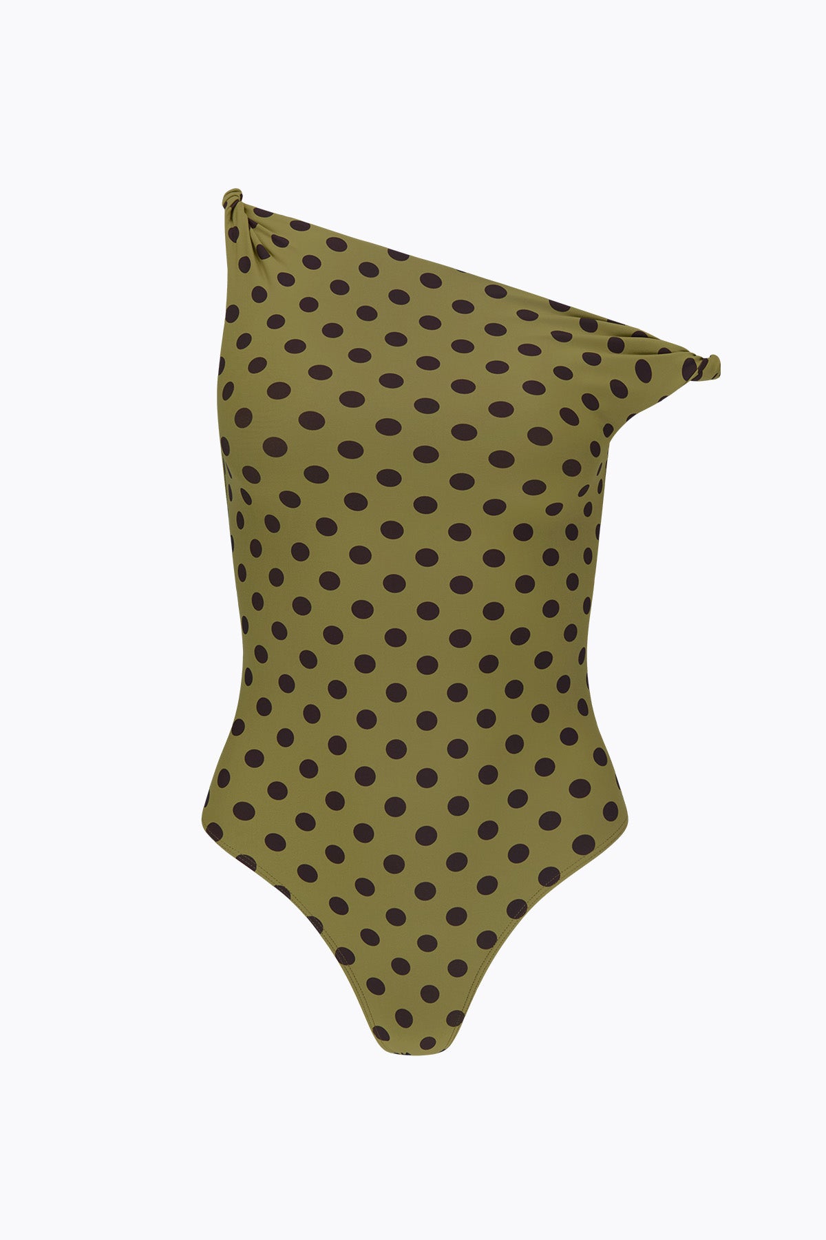 Bella One Piece | Moss Mocha Polka