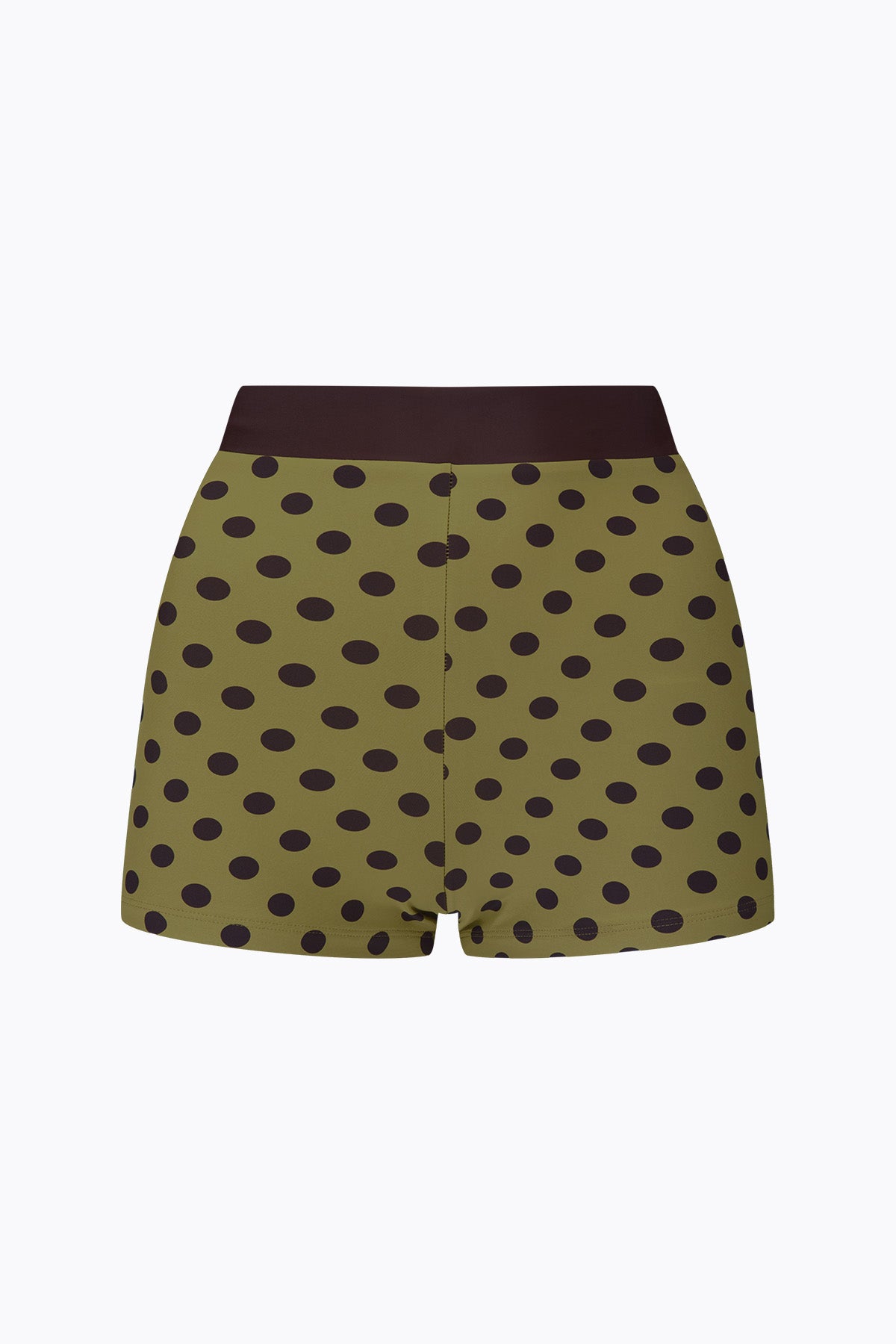 Birkin Swim Short | Moss Mocha Polka