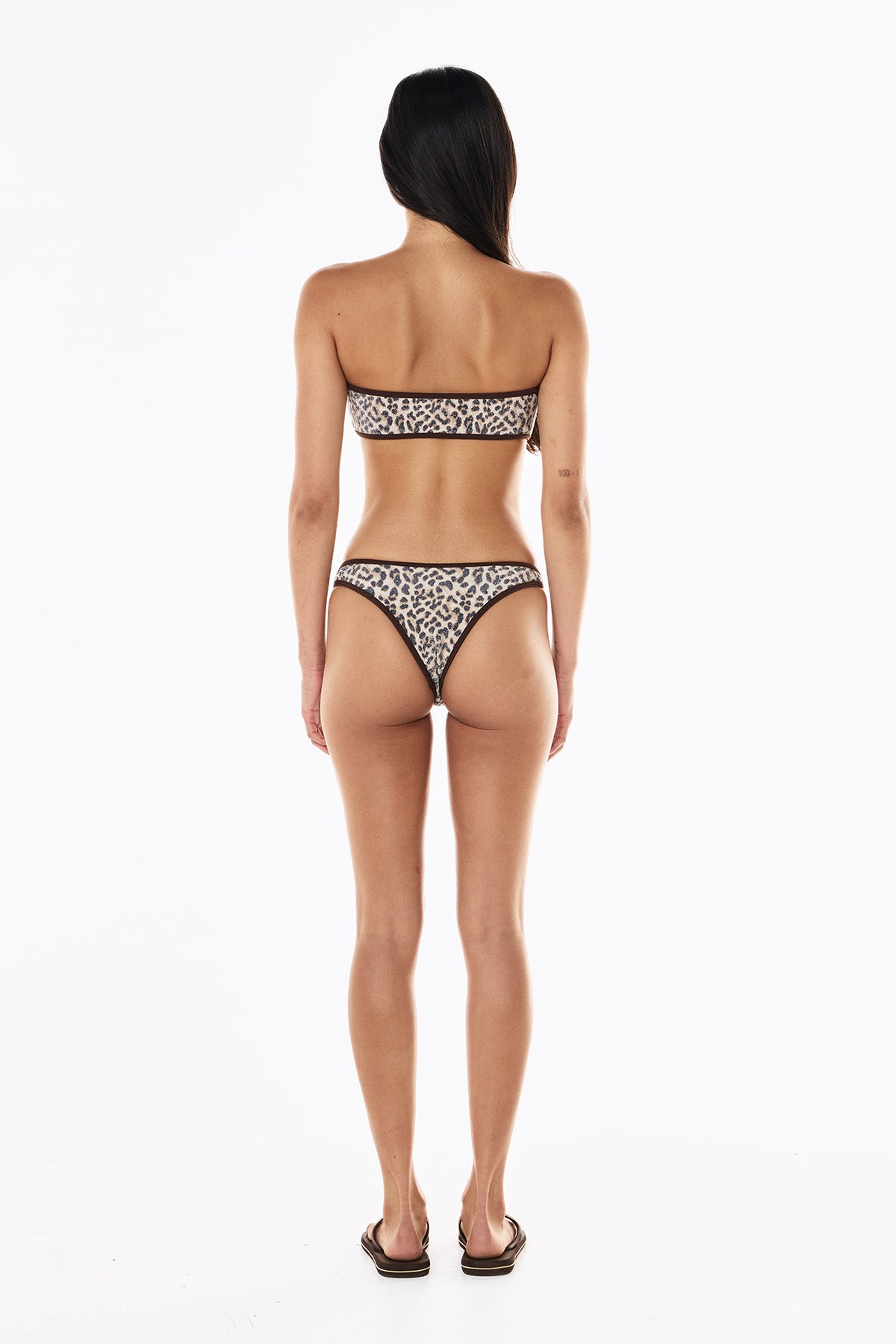 Coco Lurex Classic Brief | Leopard