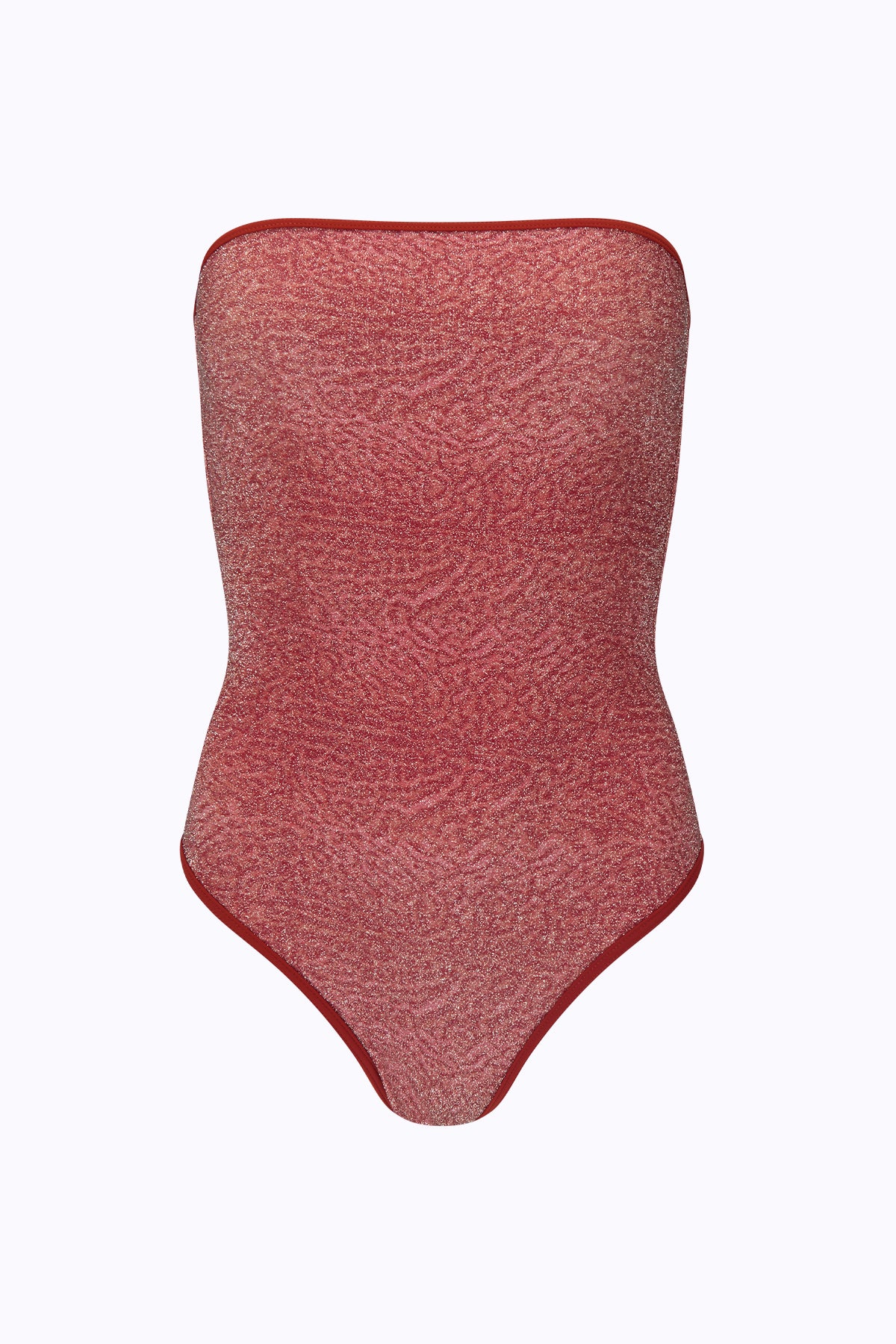 Elle Lurex One Piece | Rouge Leopard
