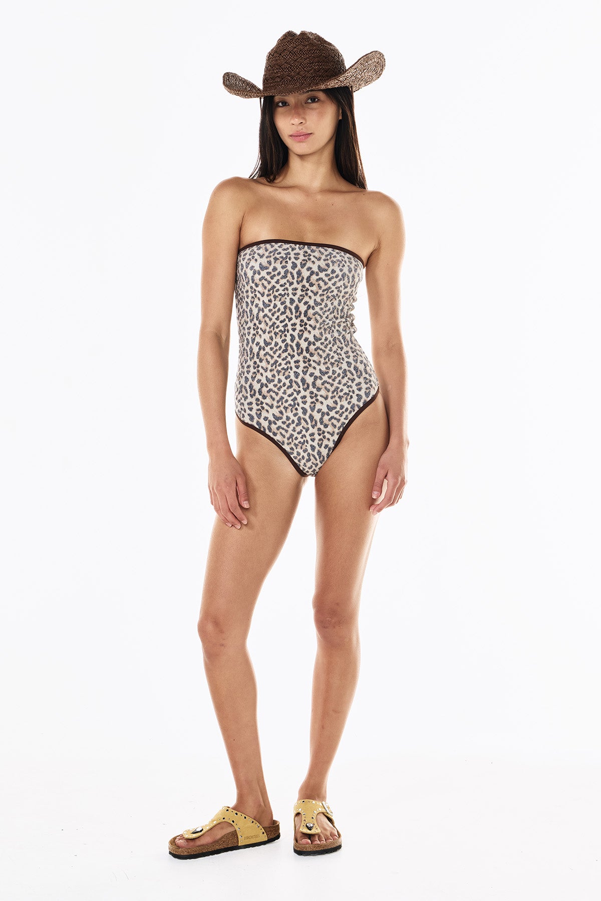 Elle Lurex One Piece | Leopard