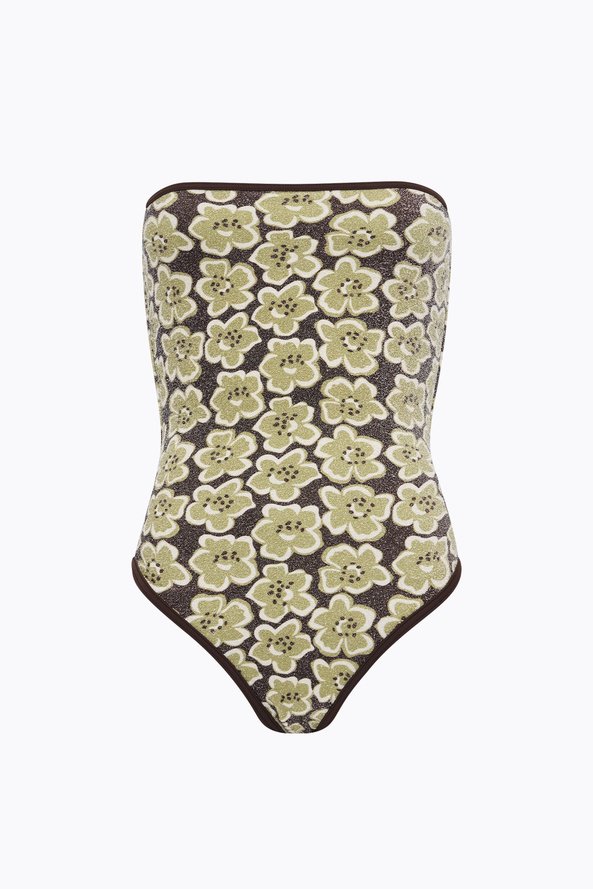 Elle Lurex One Piece | Moss Bloom