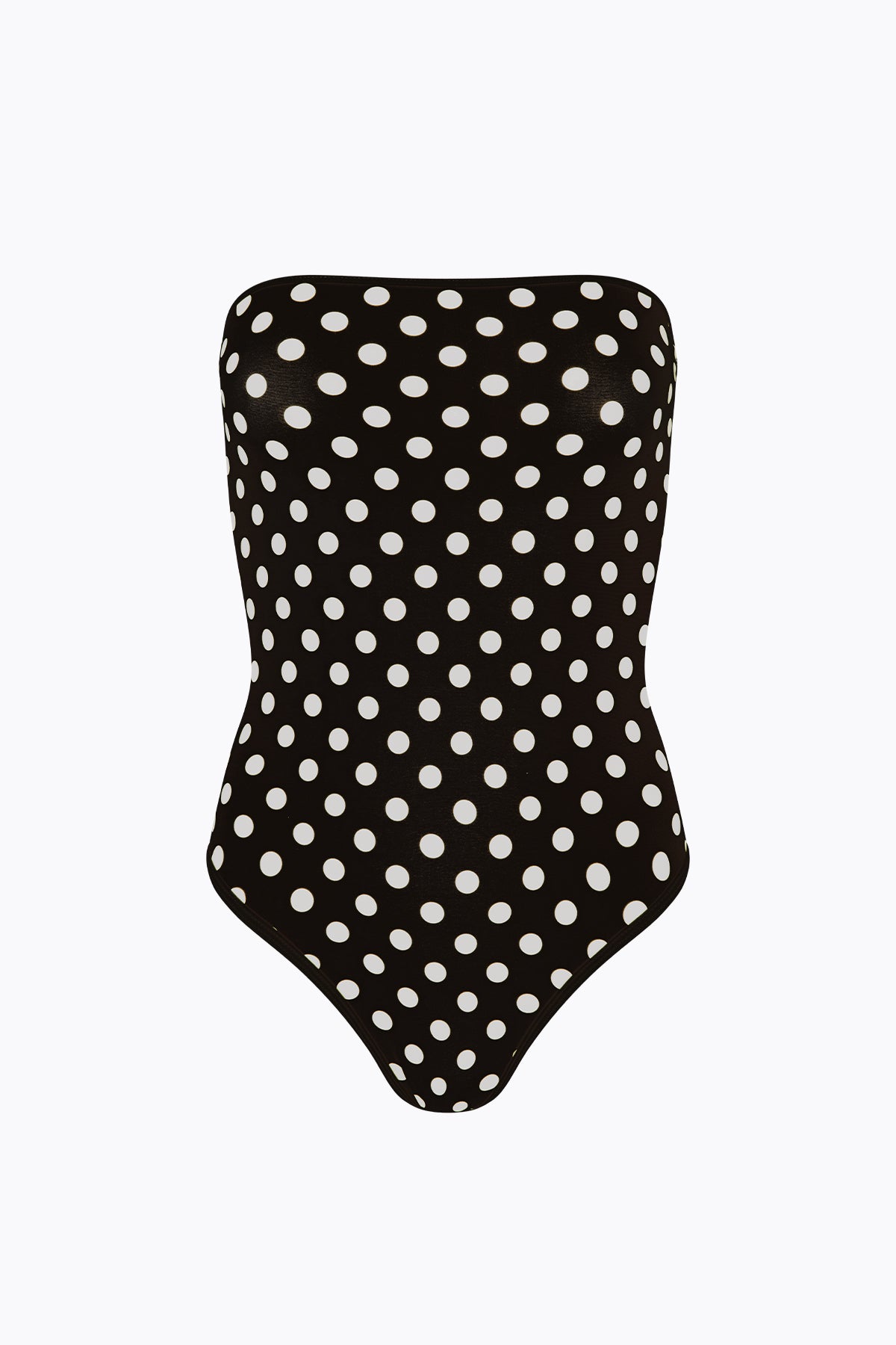 Elle One Piece | Black Cream Polka