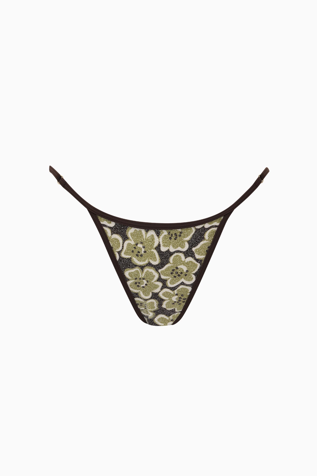 Lexi Lurex Adjustable Brief | Moss Bloom