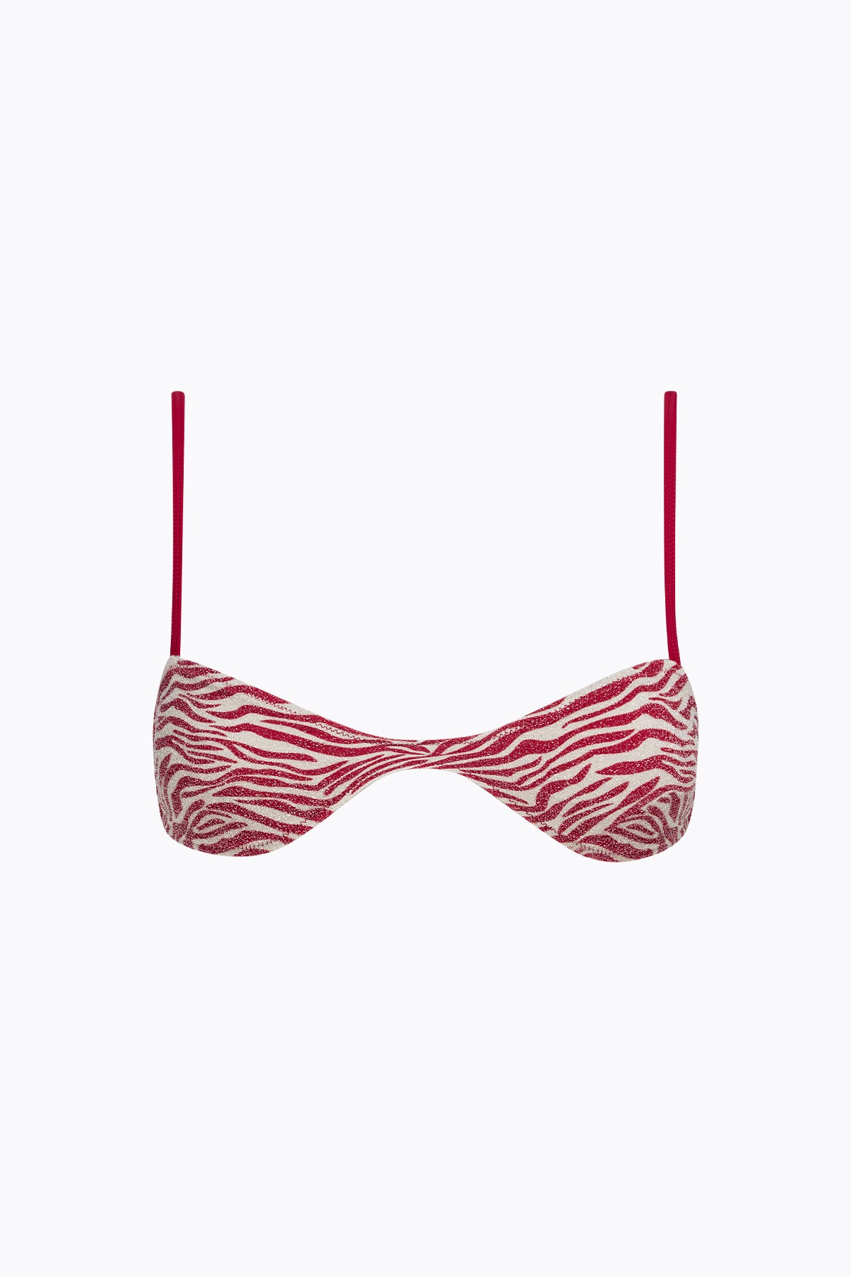 Lexi Lurex Scoop Top | Scarlet Zebra