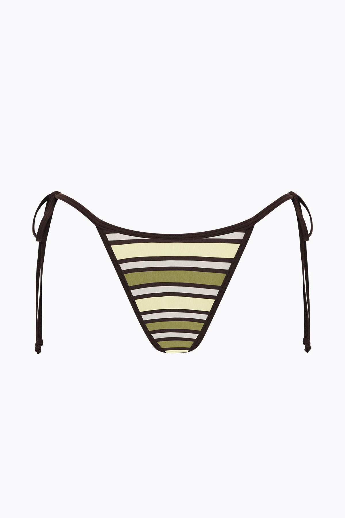 Pamela Thong Brief | Mocha Moss Stripe