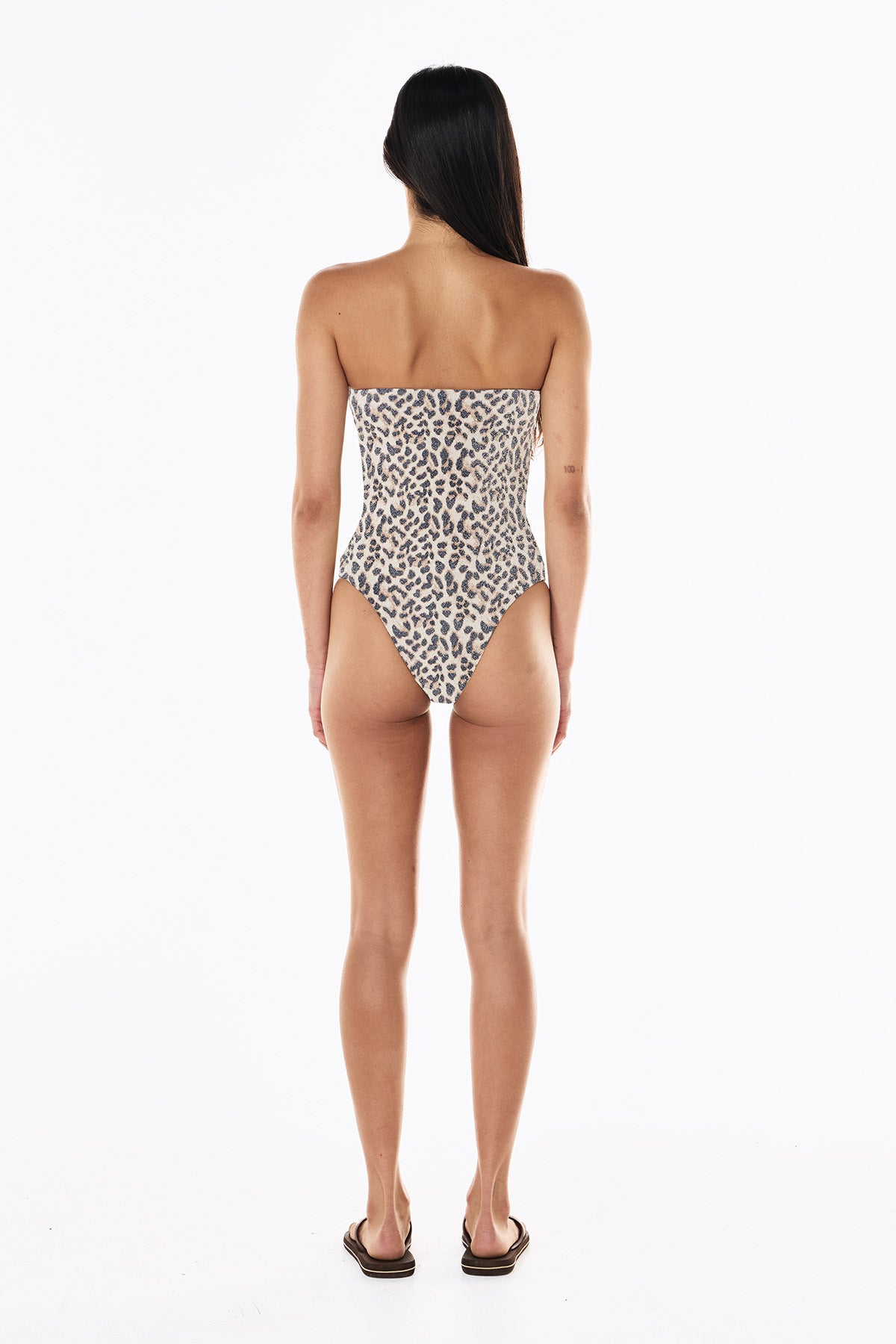Peggy Lurex One Piece | Leopard