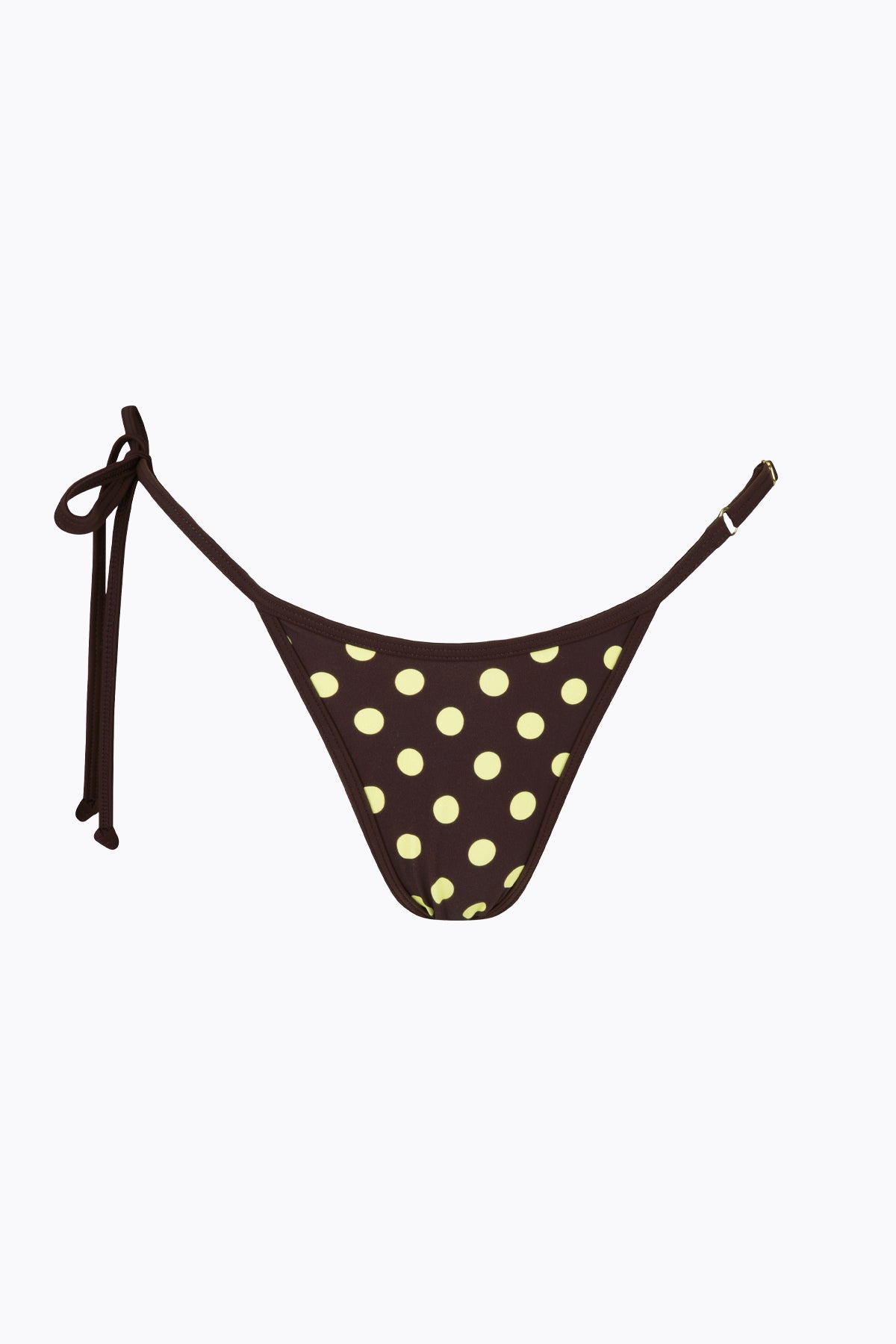 Twiggy Tie Brief | Mocha Lemonade Polka