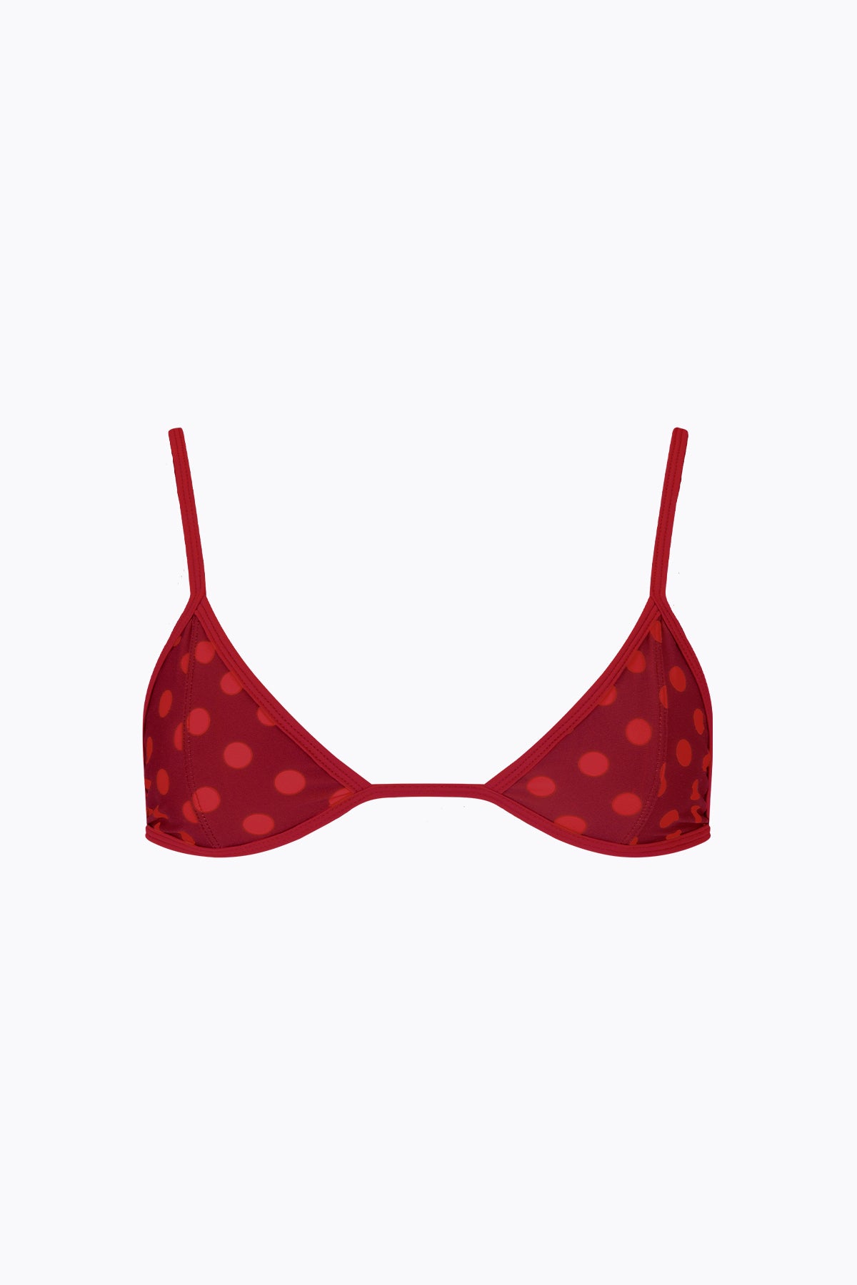 Twiggy Tri Top | Cherry Polka